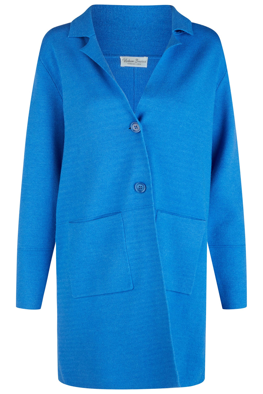 Barbara Lebek Two Button Coat Azzurro Blue 26870042