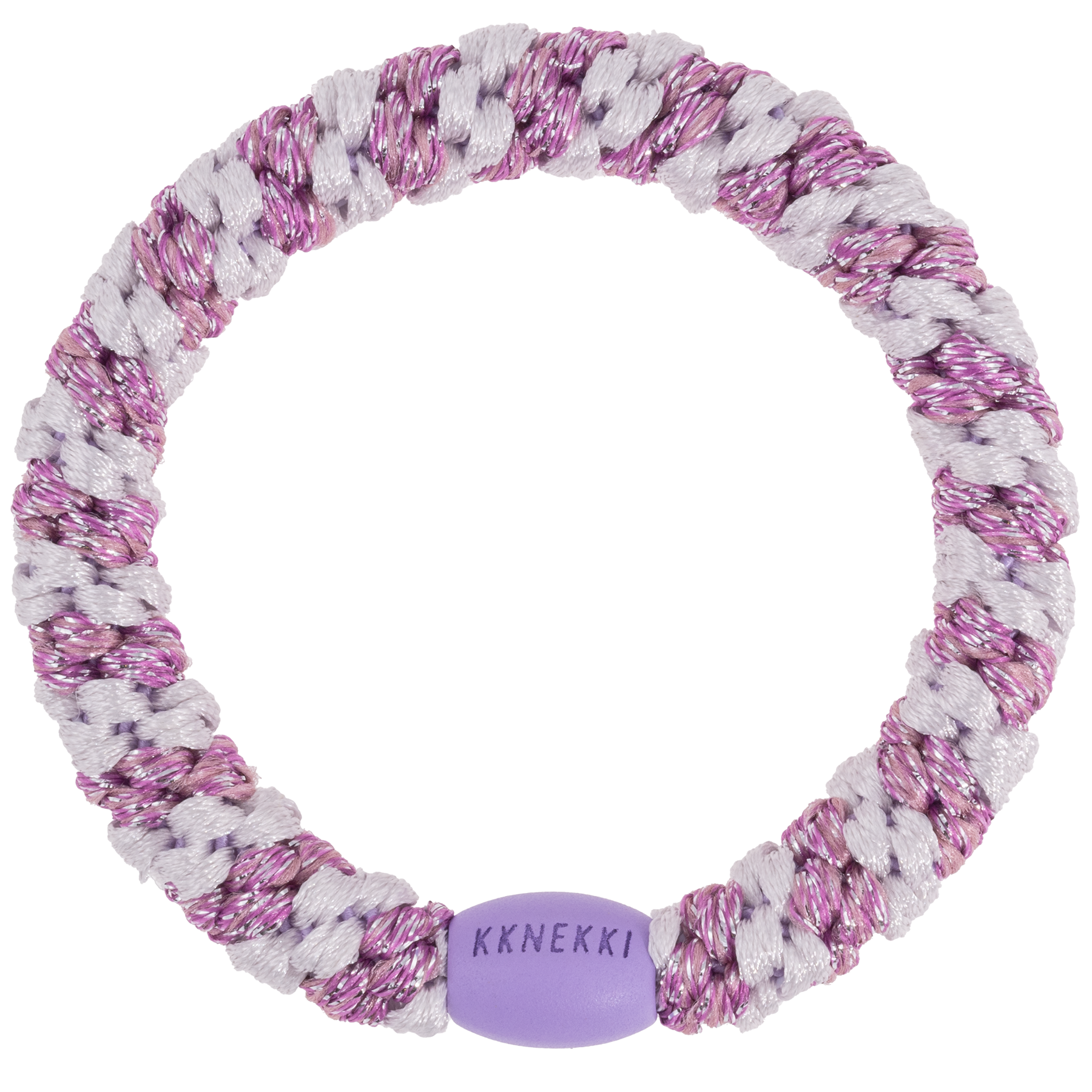 KKNEKKI Lavender Pink Glitter Stripe