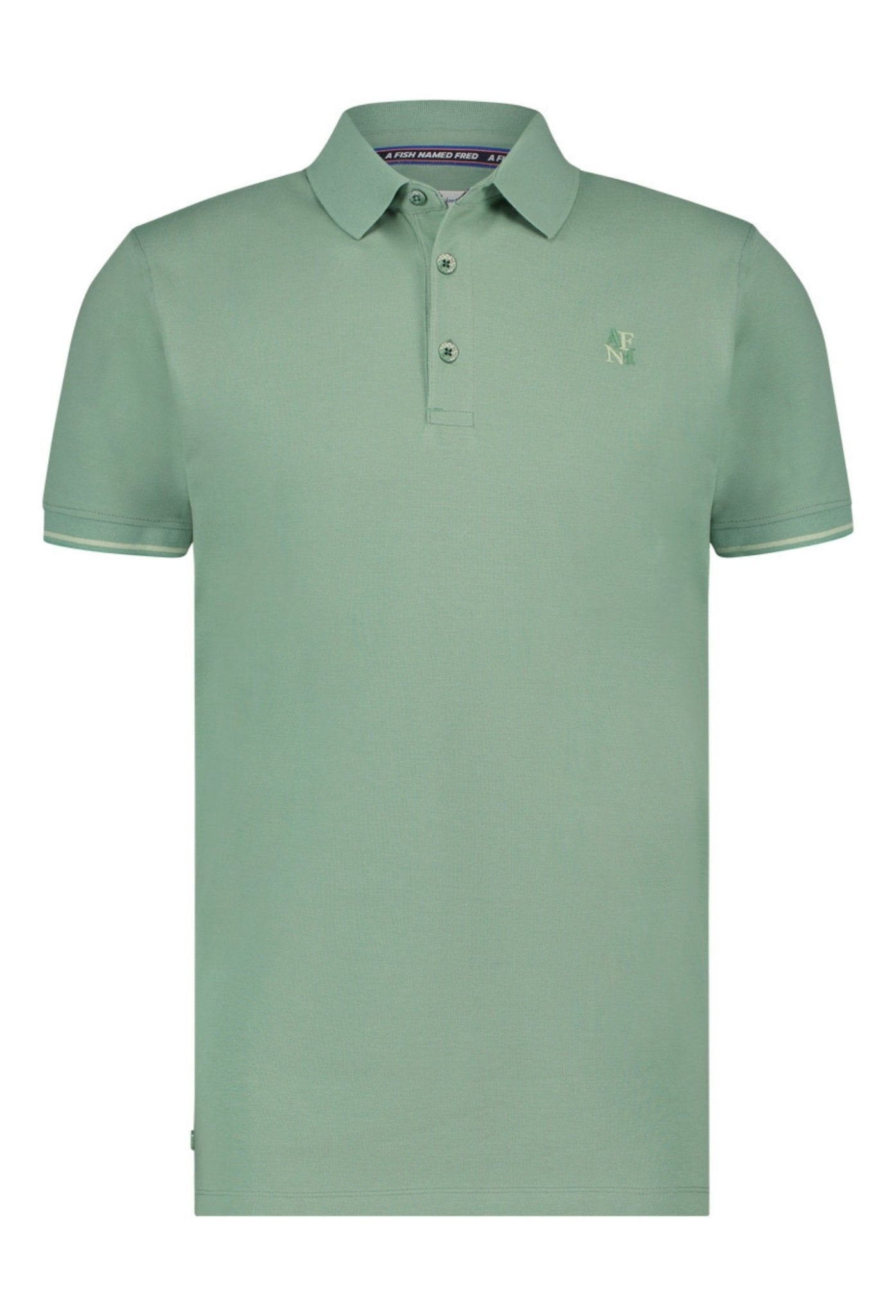 A Fish Named Fred Men's Polo Shirt Olive Green 99.3001 Olive Green / XXL A Fish Named Fred Men's Polo Shirt Olive Green 99.3001 Olive Green / XXL