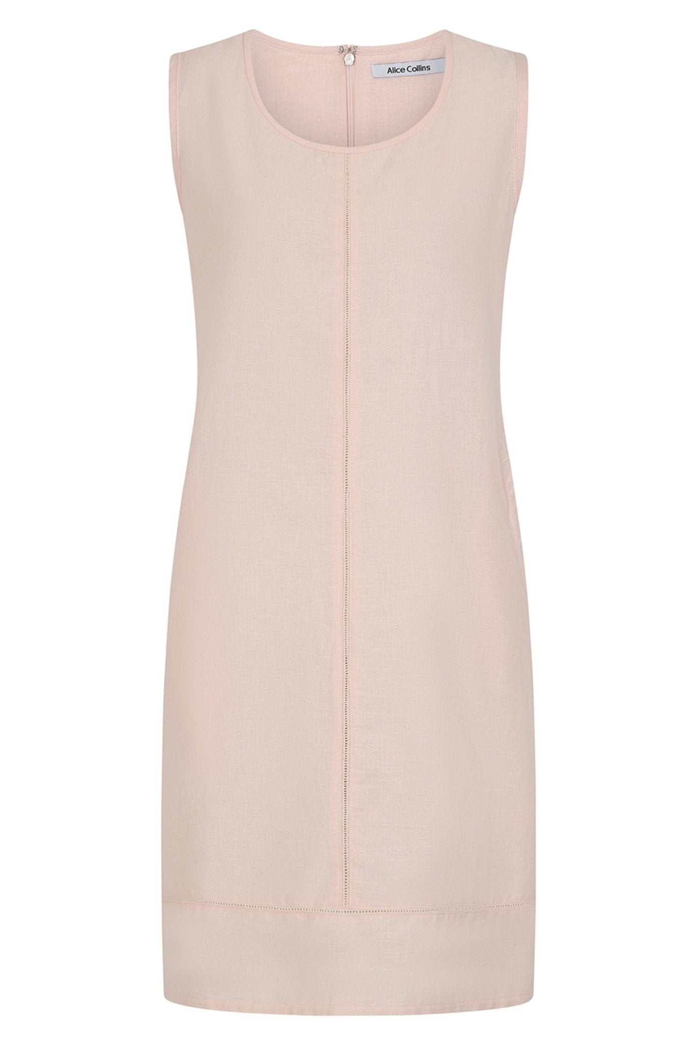 Alice Collins 034S308 Harriet Dress Chalk Pink – Dotique