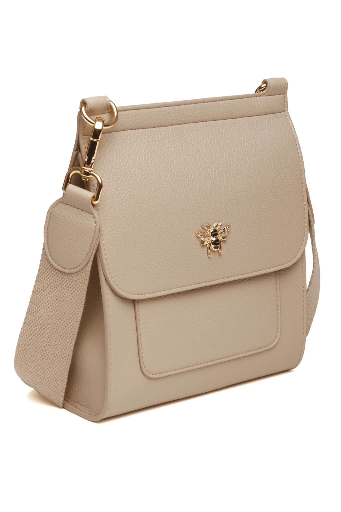 Alice Wheeler AW5804 Stone - Bloomsbury Cross Body Bag - Dotique - Alice Wheeler