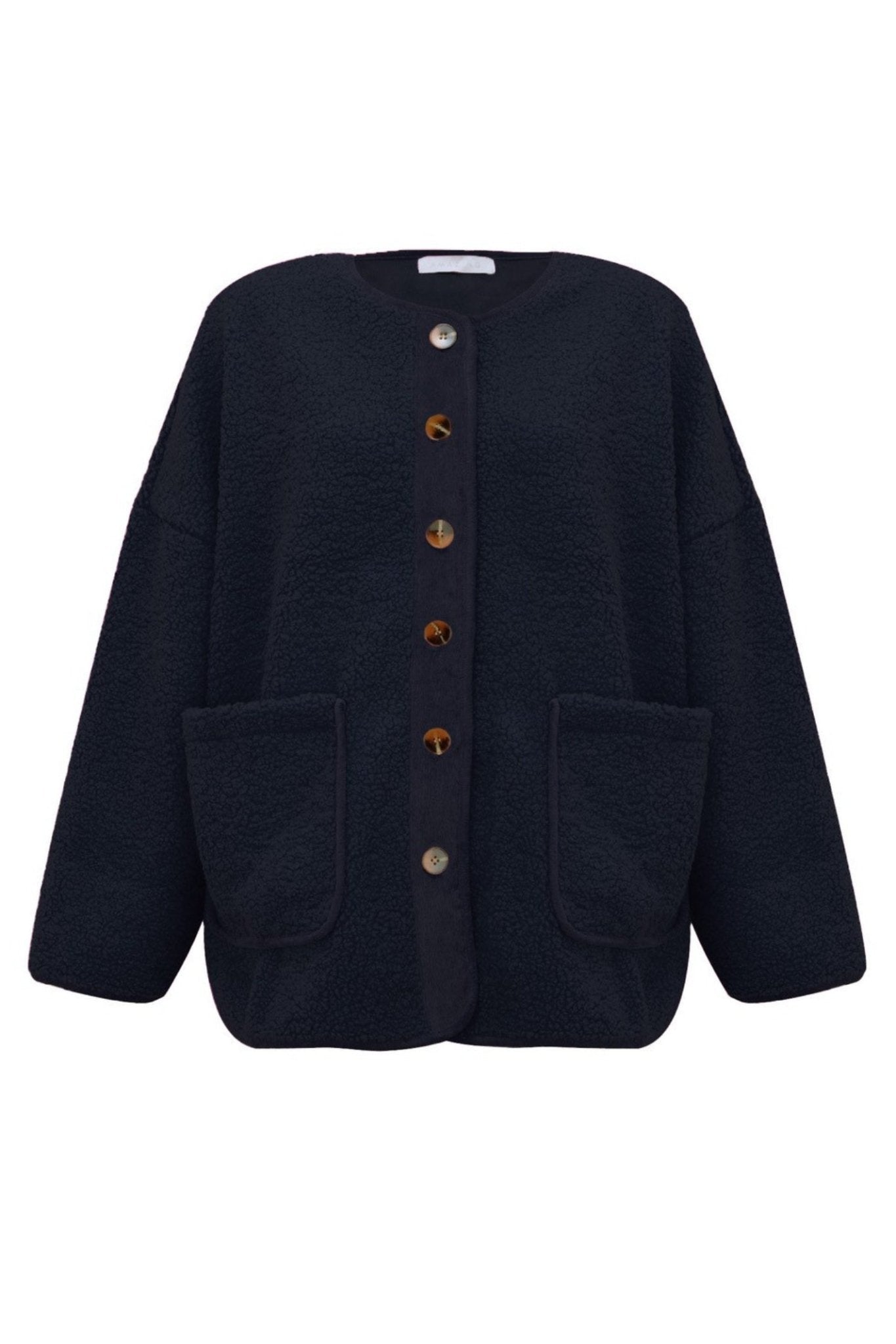 Amazing_Woman_Teddy_Oversized_Borg_Jacket_Navy