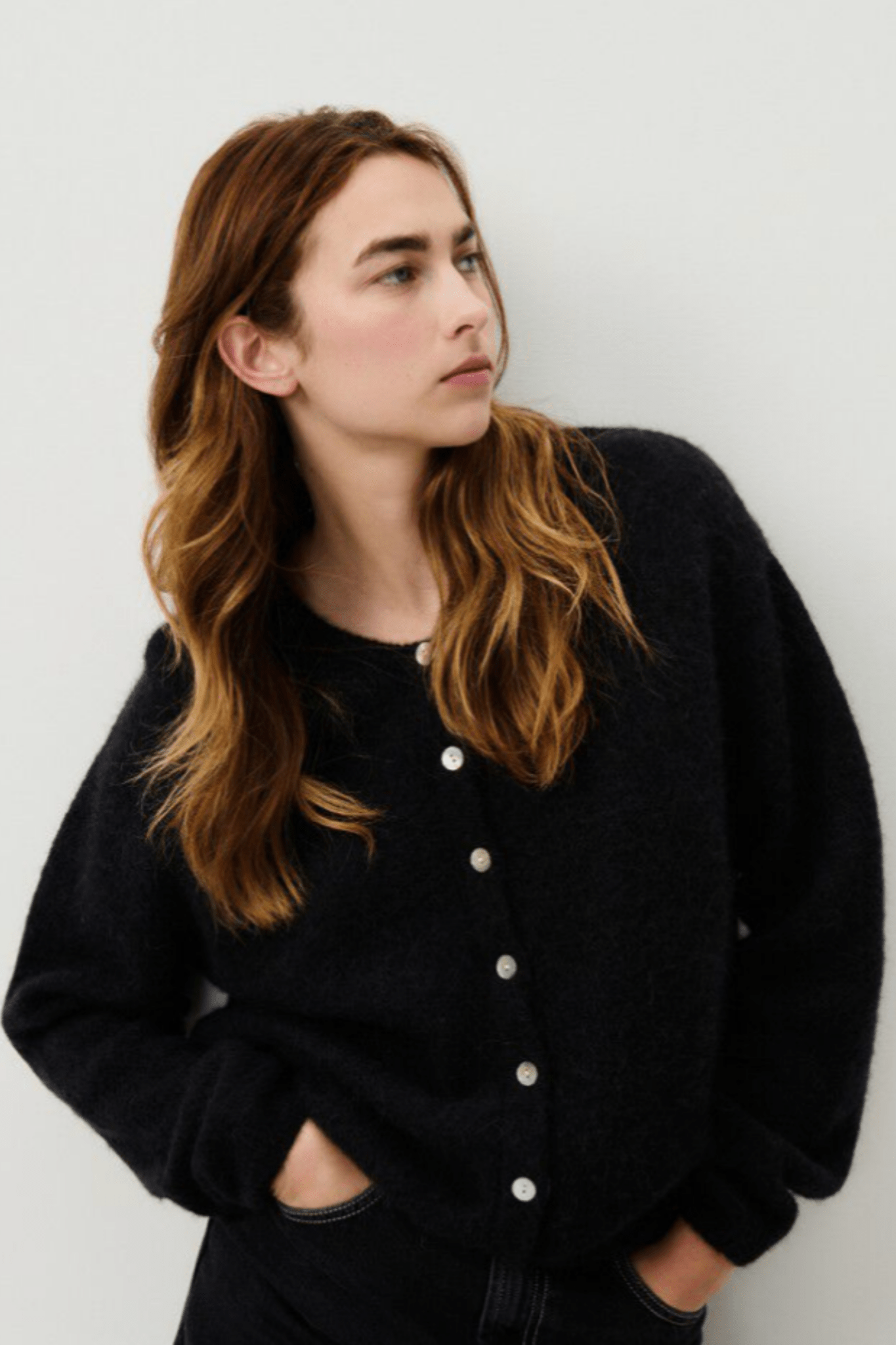 American Vintage Black VITOW Cardigan - Dotique - American Vintage