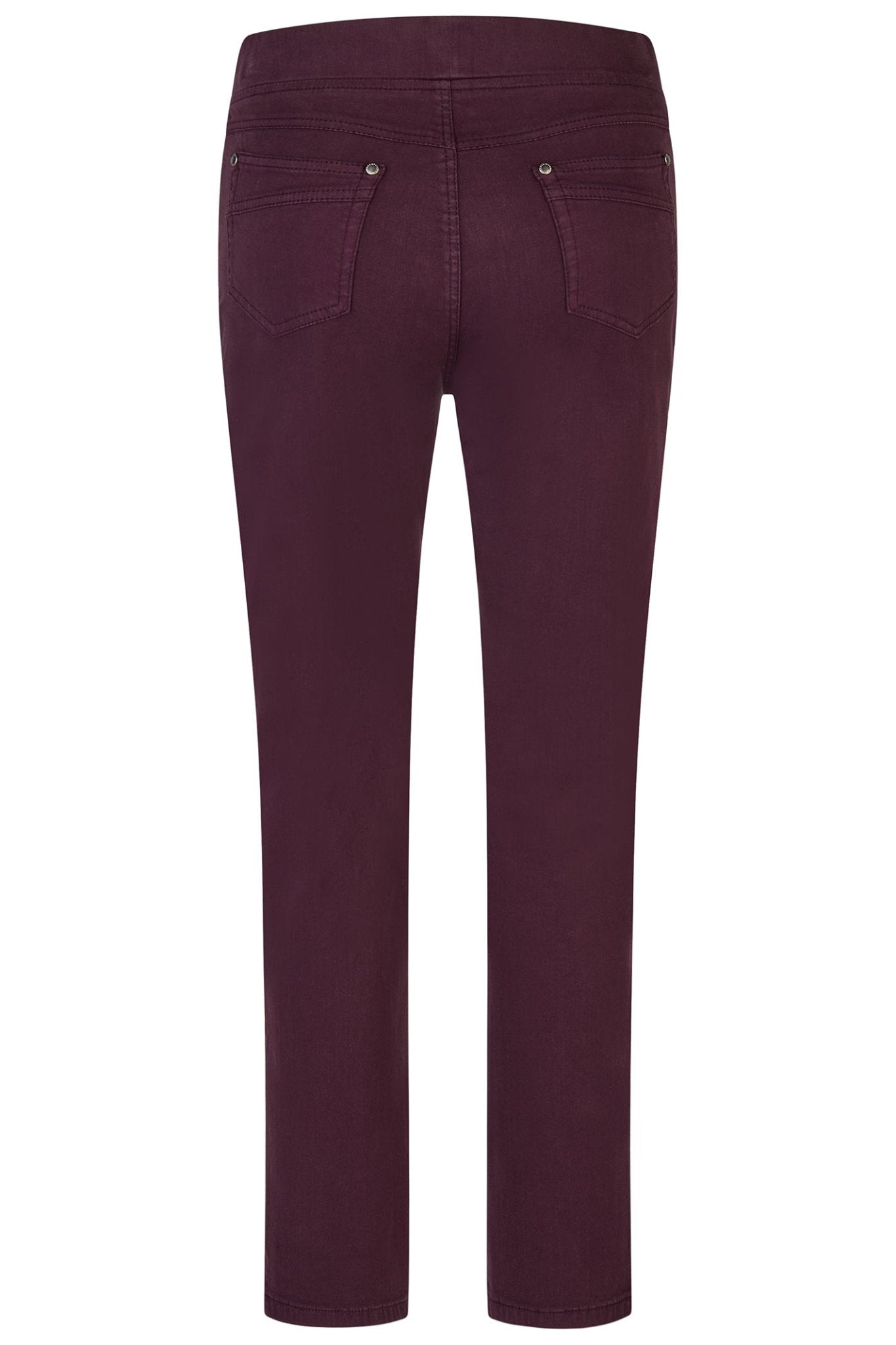 Maroon pants on a white background