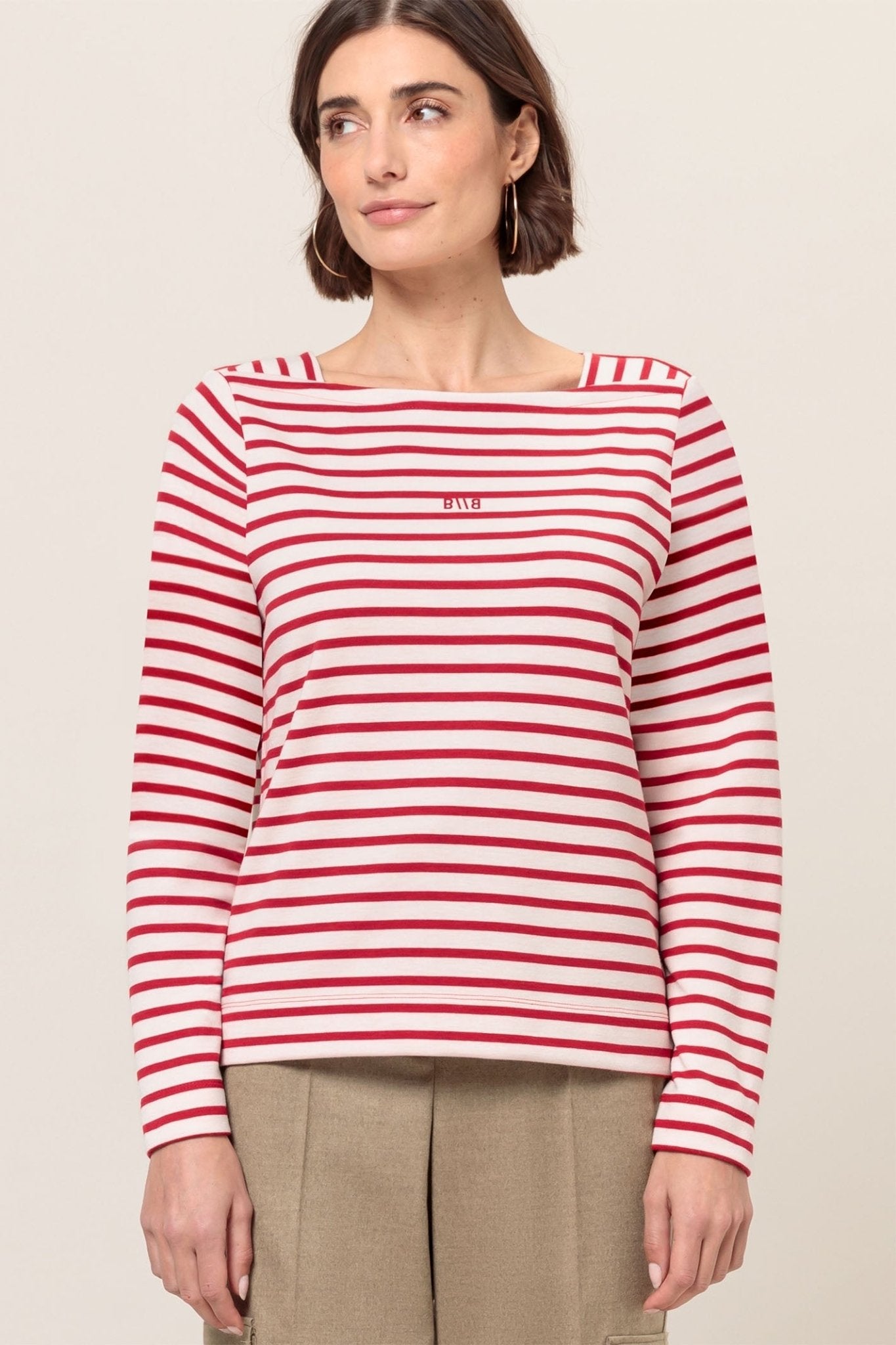 Bianca 46039 Red Mix Stripe (399) Lotta Top - Dotique
