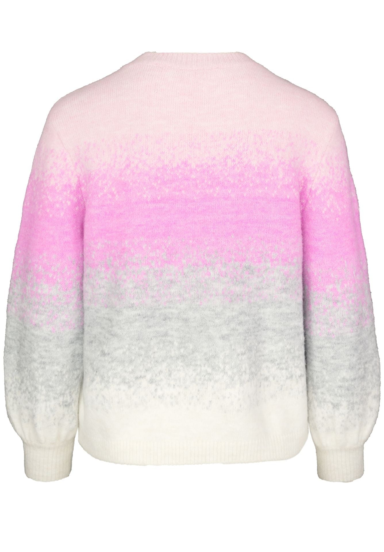 Bianca 68039 Pink Mix Udine Round Neck Jumper - Dotique - Bianca