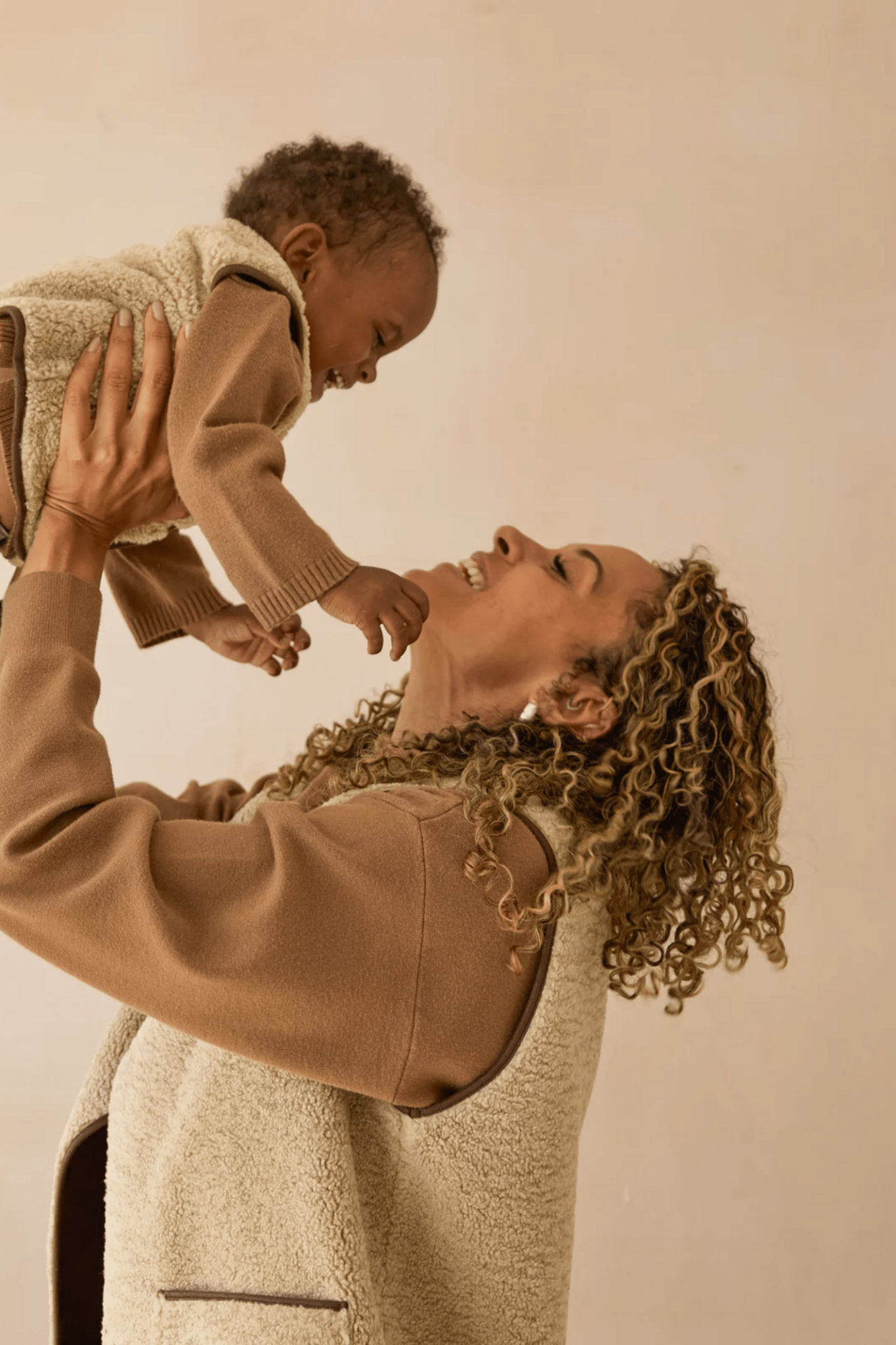 Chalk Mini Babies Lamb Gilet Oat Taupe - Dotique - Chalk