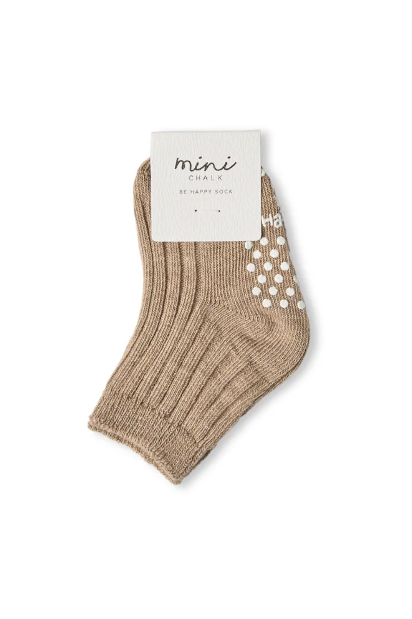 Chalk Mini Baby Socks Be Happy