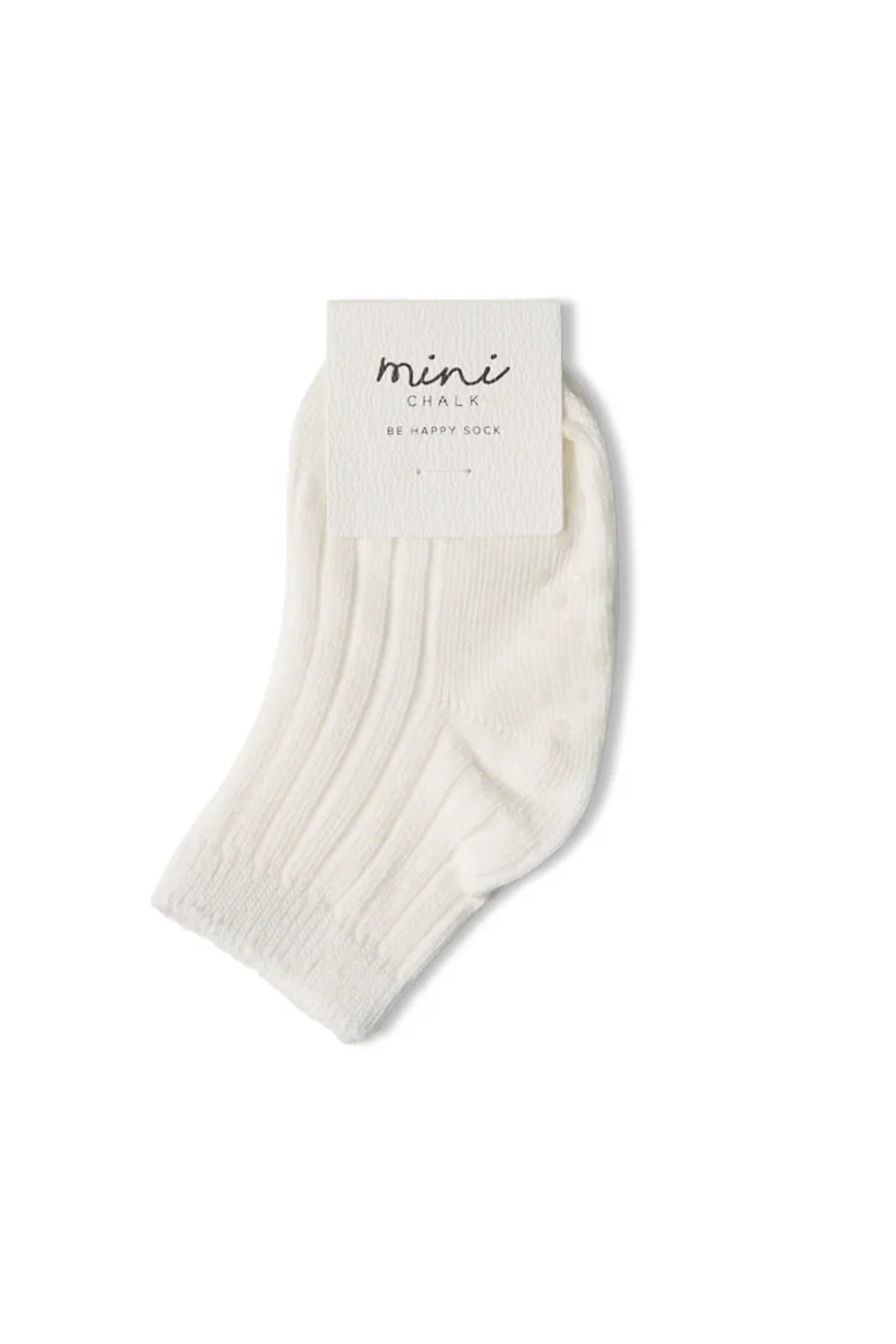 Chalk Mini Baby Socks Be Happy