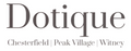 Dotique women's fashion boutique logo. Dotique Chesterfield | Peak Village | Witney