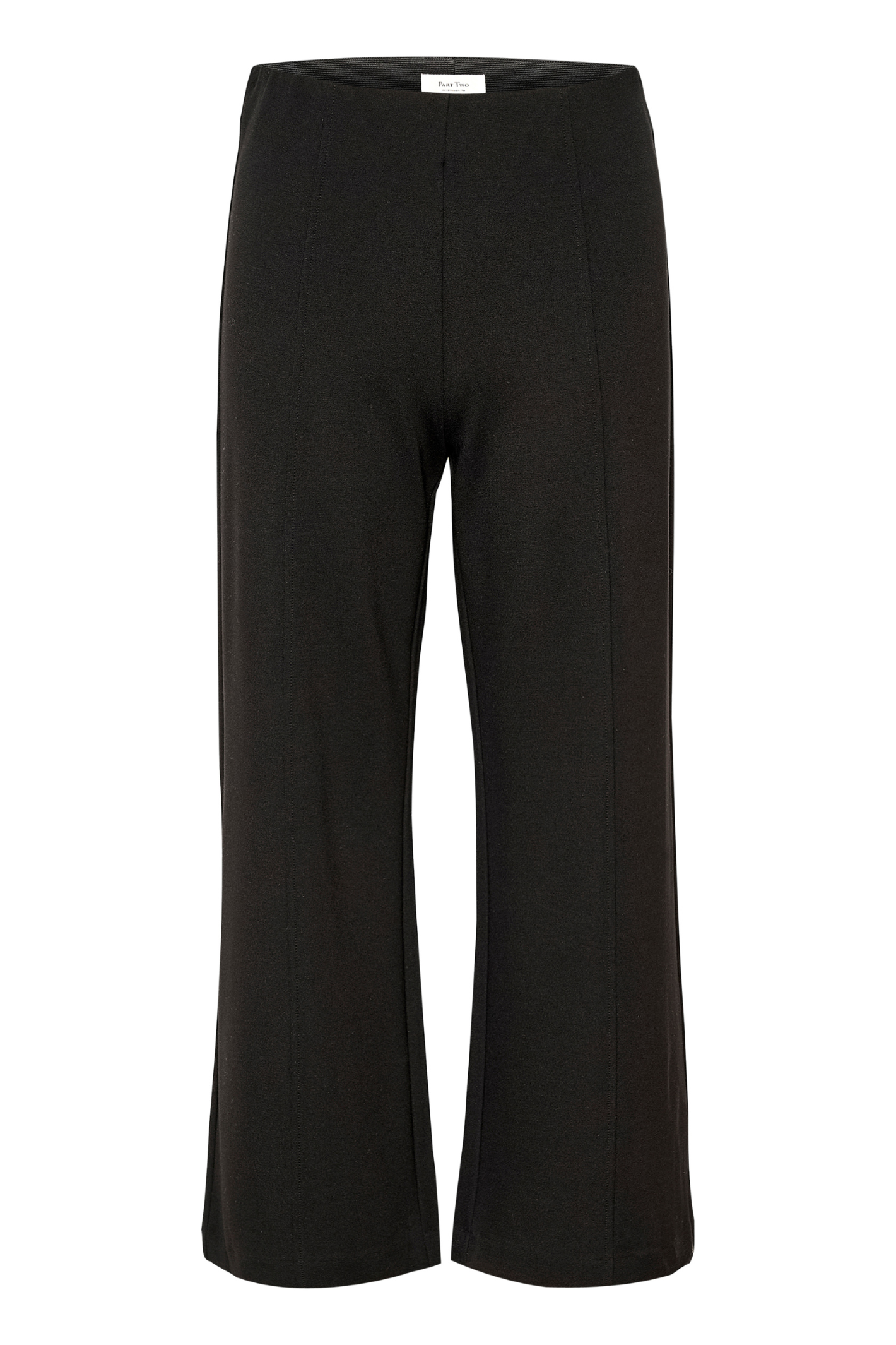 Part Two IlissaPW PA Trousers in Dark Black – slim fit stretch trousers with comfortable viscose blend available at Dotique