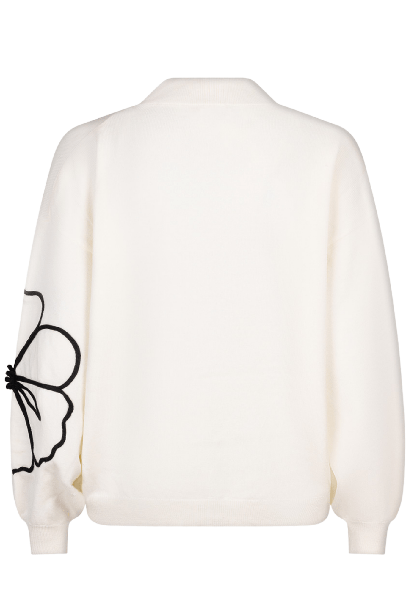 EsQualo 02505 Off White Jumper Tape Flower Patch - Dotique - EsQualo