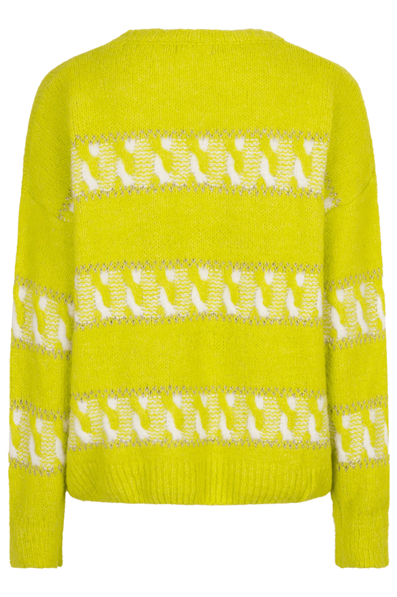 EsQualo 02514 City Lime Jumper Striped Jacquard - Dotique - EsQualo