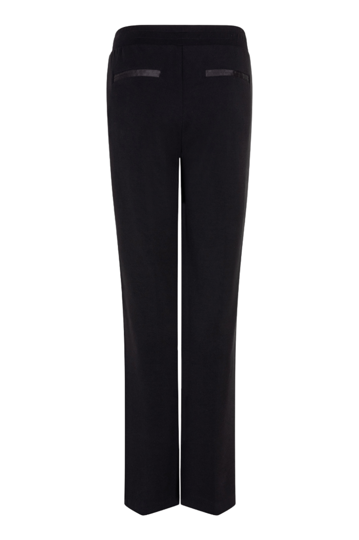 EsQualo 05506 Black Trousers Wide Modal - Dotique - EsQualo