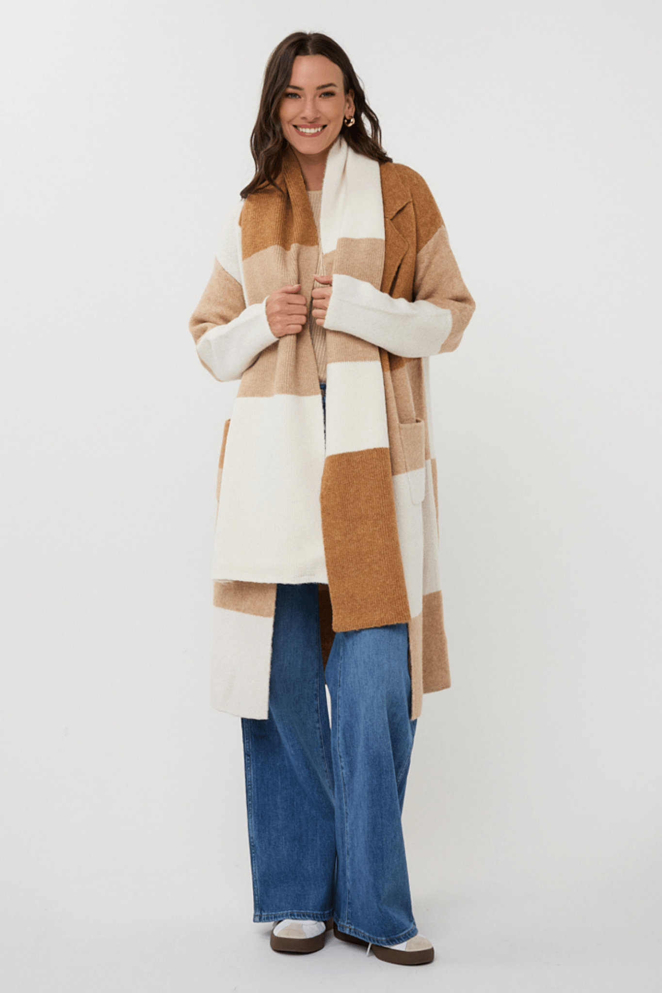 EsQualo 18509 Sand Scarf Colour Blocks - Dotique - EsQualo