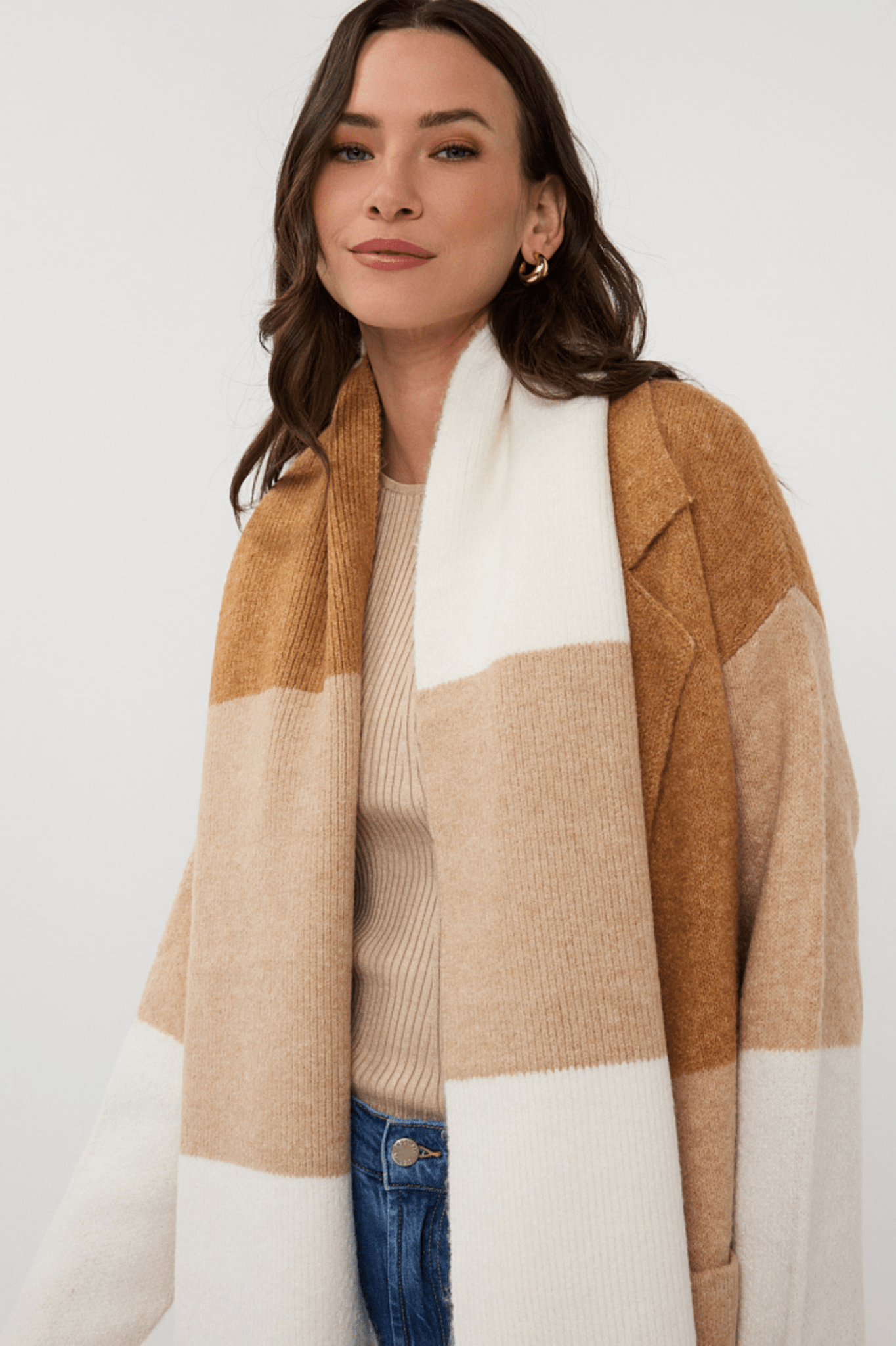 EsQualo 18509 Sand Scarf Colour Blocks - Dotique - EsQualo
