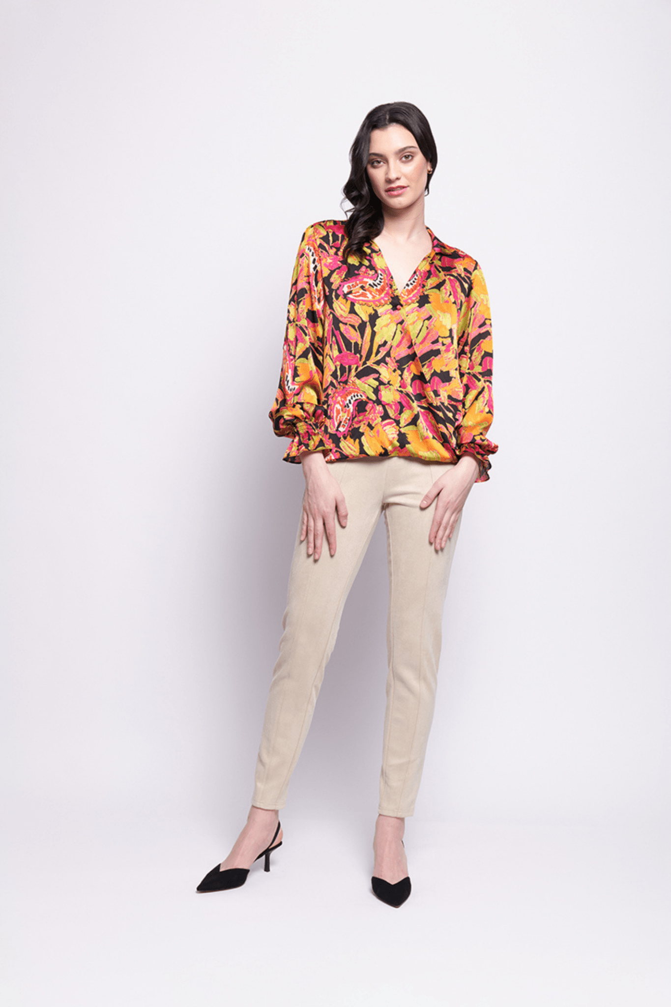 Foil FO7781 Best Exotic Gala Twist Blouse - Dotique - Foil