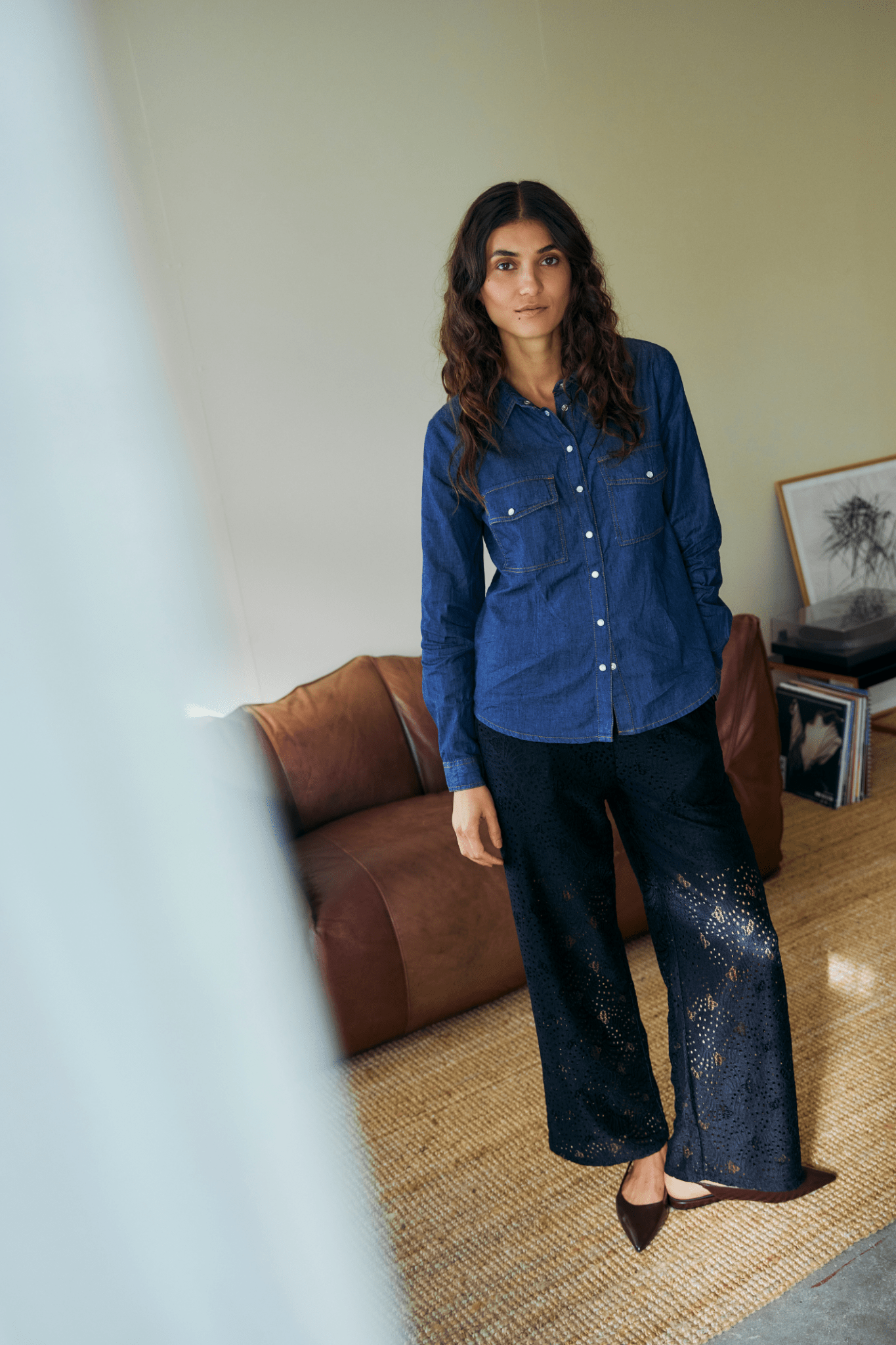 Fransa 20615914 FRZAHRA Black Trousers - Dotique - Fransa