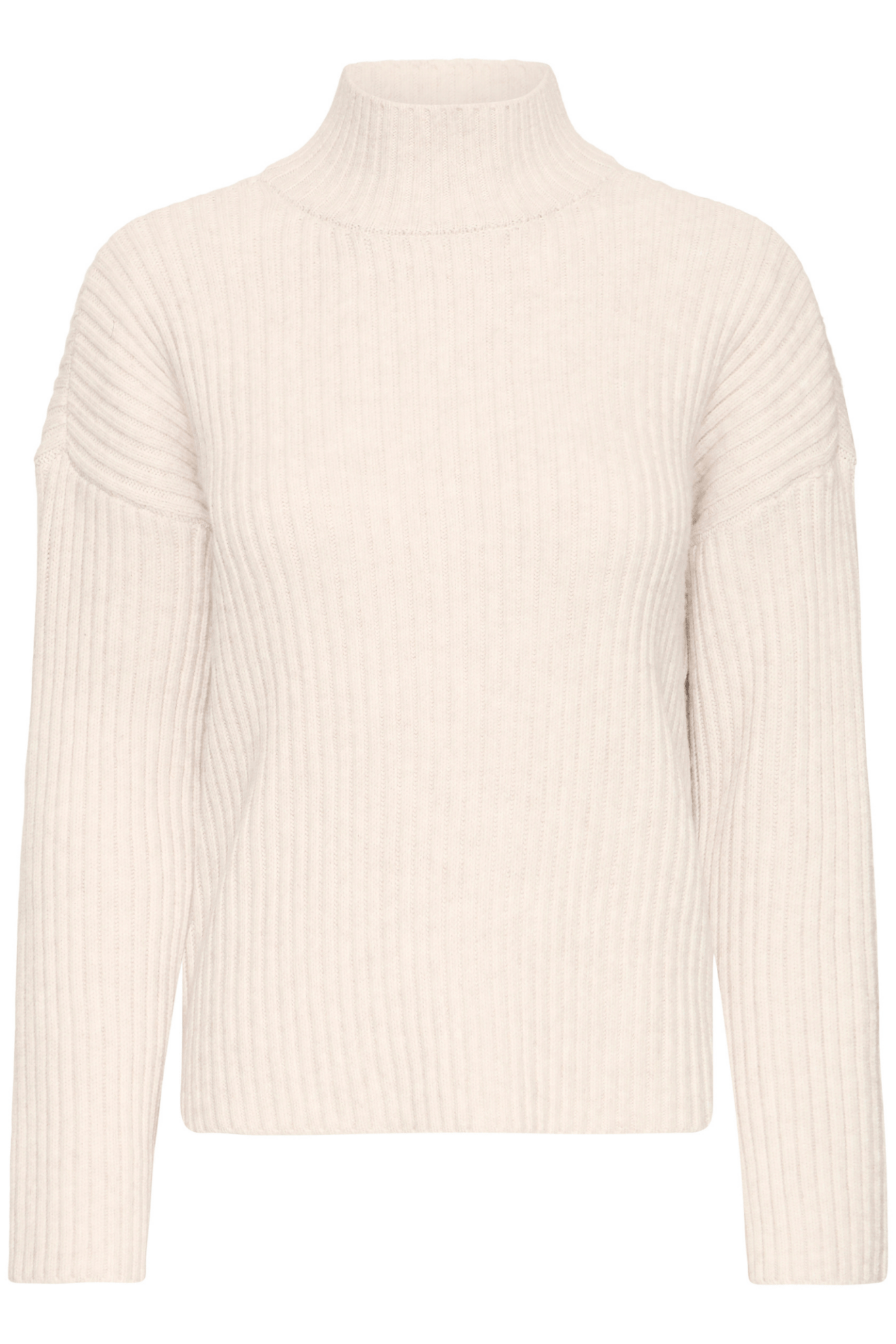 Fransa 20617323 FRELLY Oatmeal Melange Jumper - Dotique - Fransa