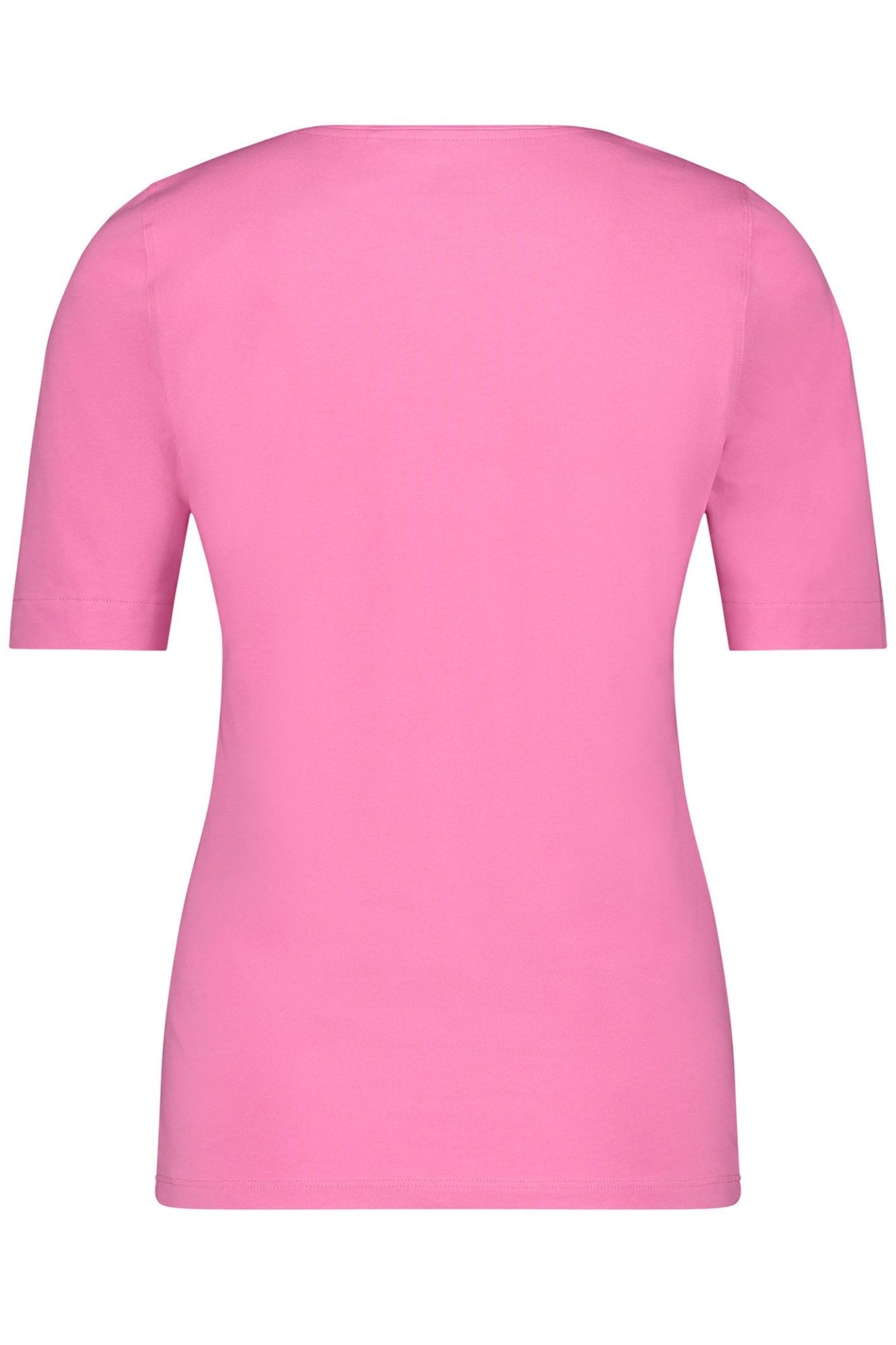 Gerry Weber 977048-44000 Aurora Pink Round Neck T-Shirt - Dotique Chesterfield