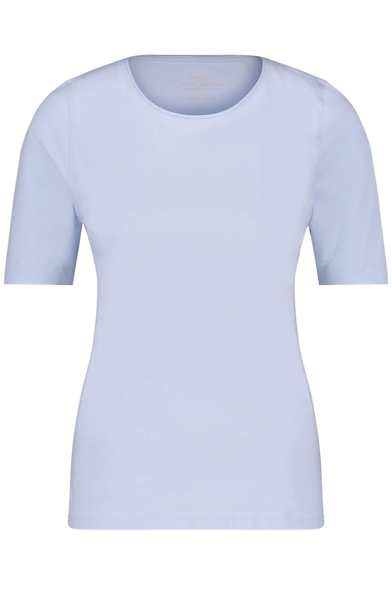 Gerry Weber 977048-44000 Light Blue Round Neck T-Shirt - Dotique Chesterfield