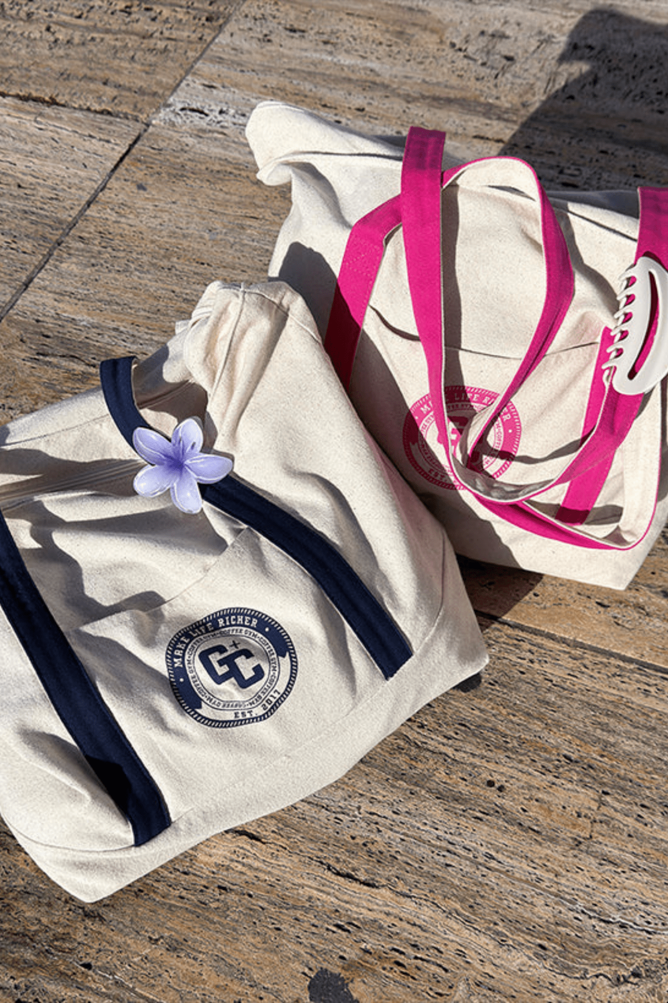 Gym+Coffee Canvas Tote - Twlight Navy - Dotique - Gym+Coffee