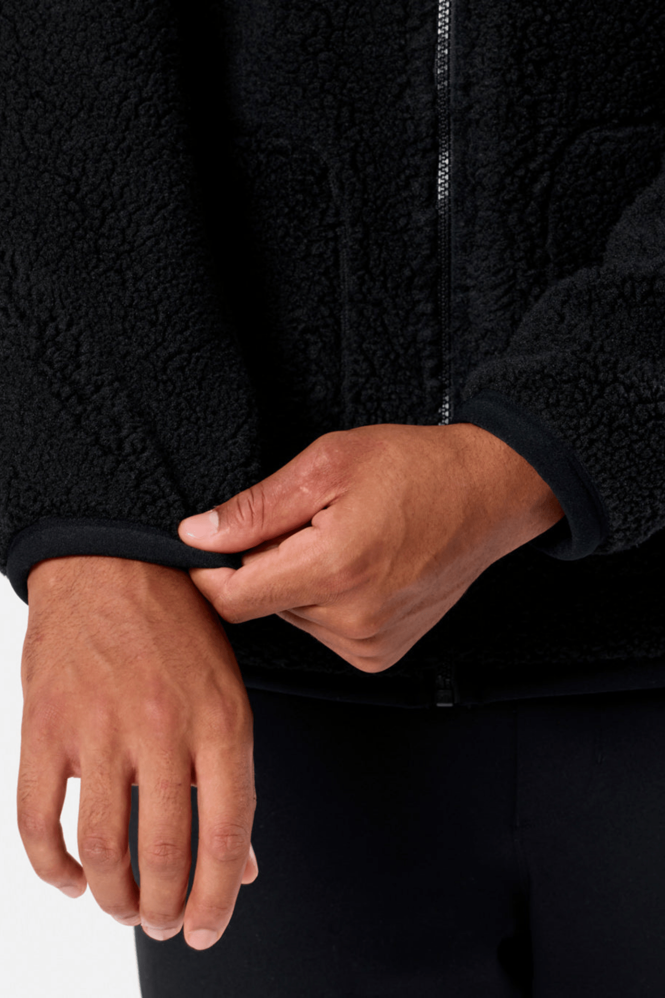 Gym+Coffee Industry Fleece Jacket (unisex) - Black - Dotique - Gym+Coffee