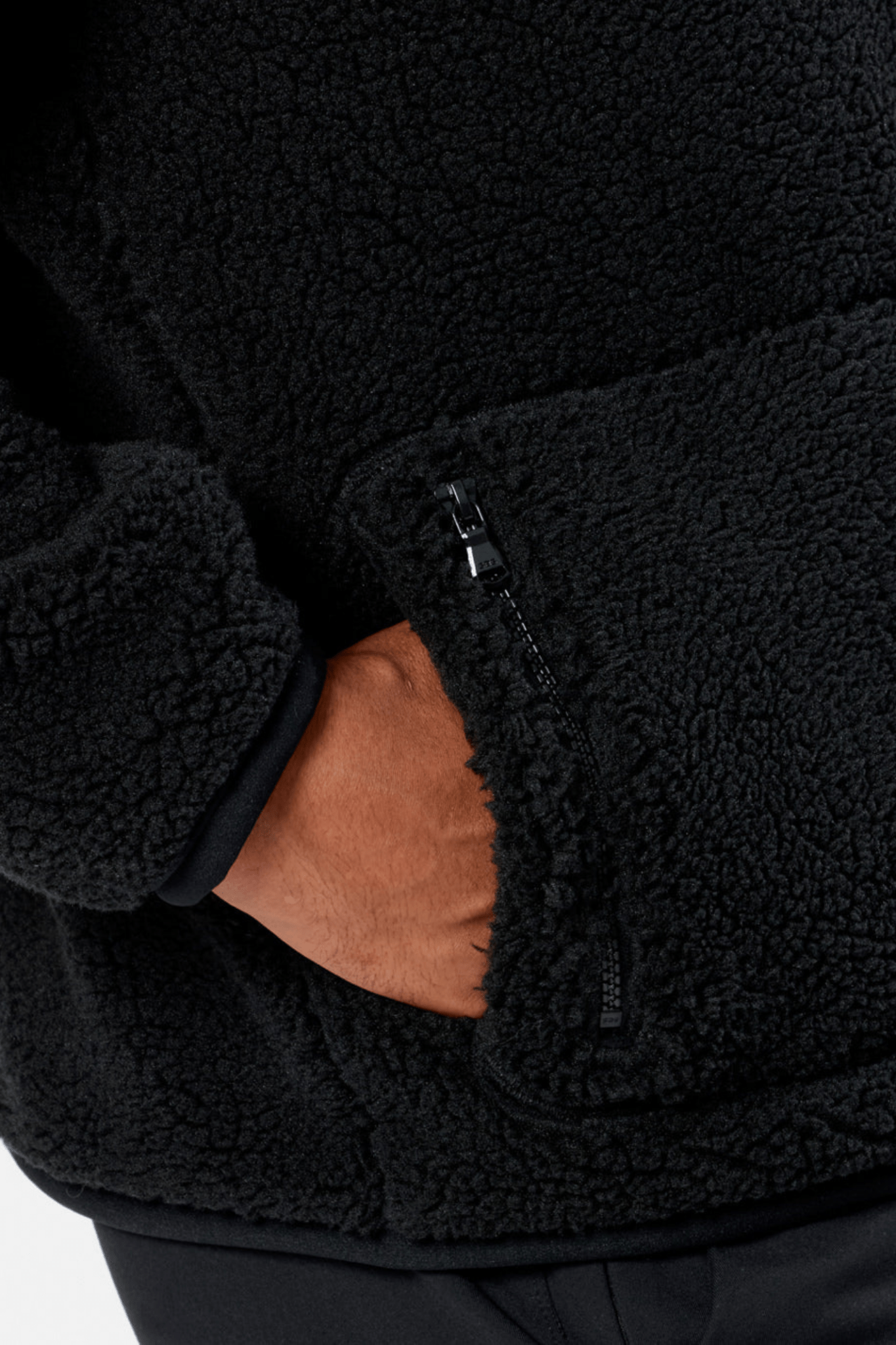 Gym+Coffee Industry Fleece Jacket (unisex) - Black - Dotique - Gym+Coffee