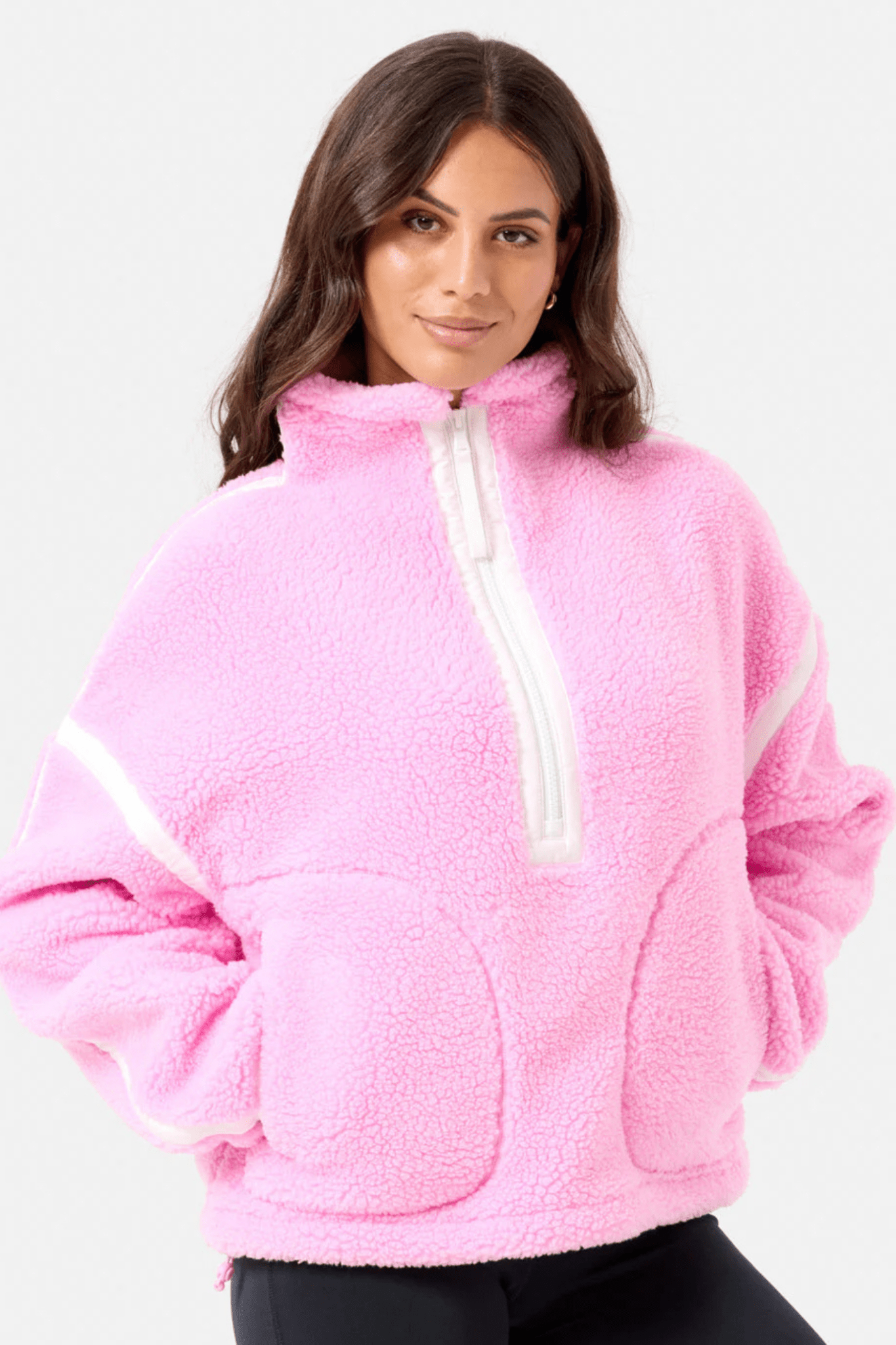 Gym+Coffee Industry Half Zip - Cotton Candy - Dotique - Gym+Coffee