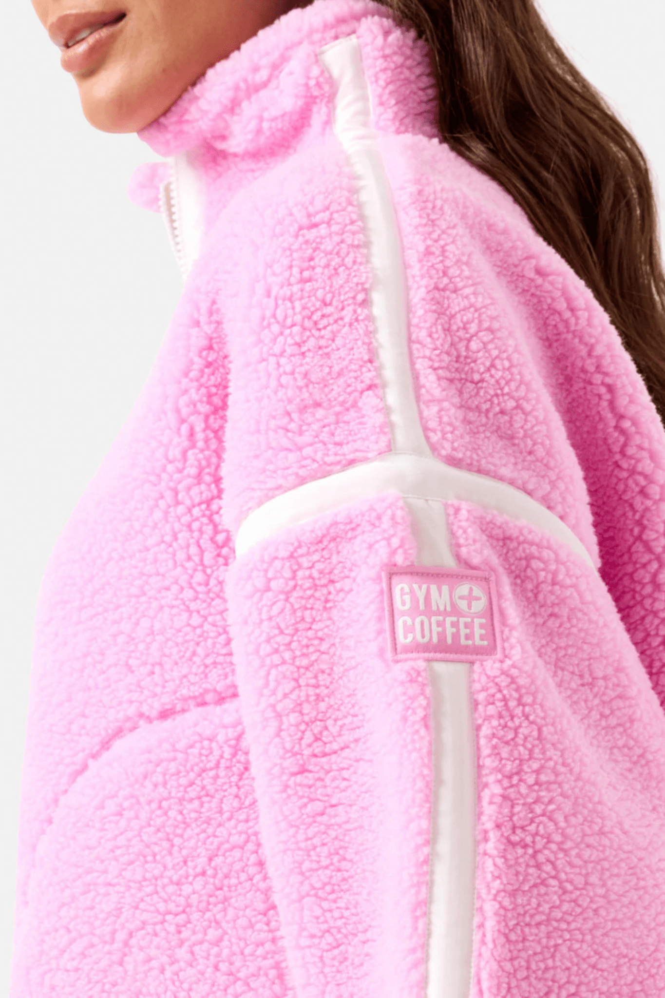 Gym+Coffee Industry Half Zip - Cotton Candy - Dotique - Gym+Coffee