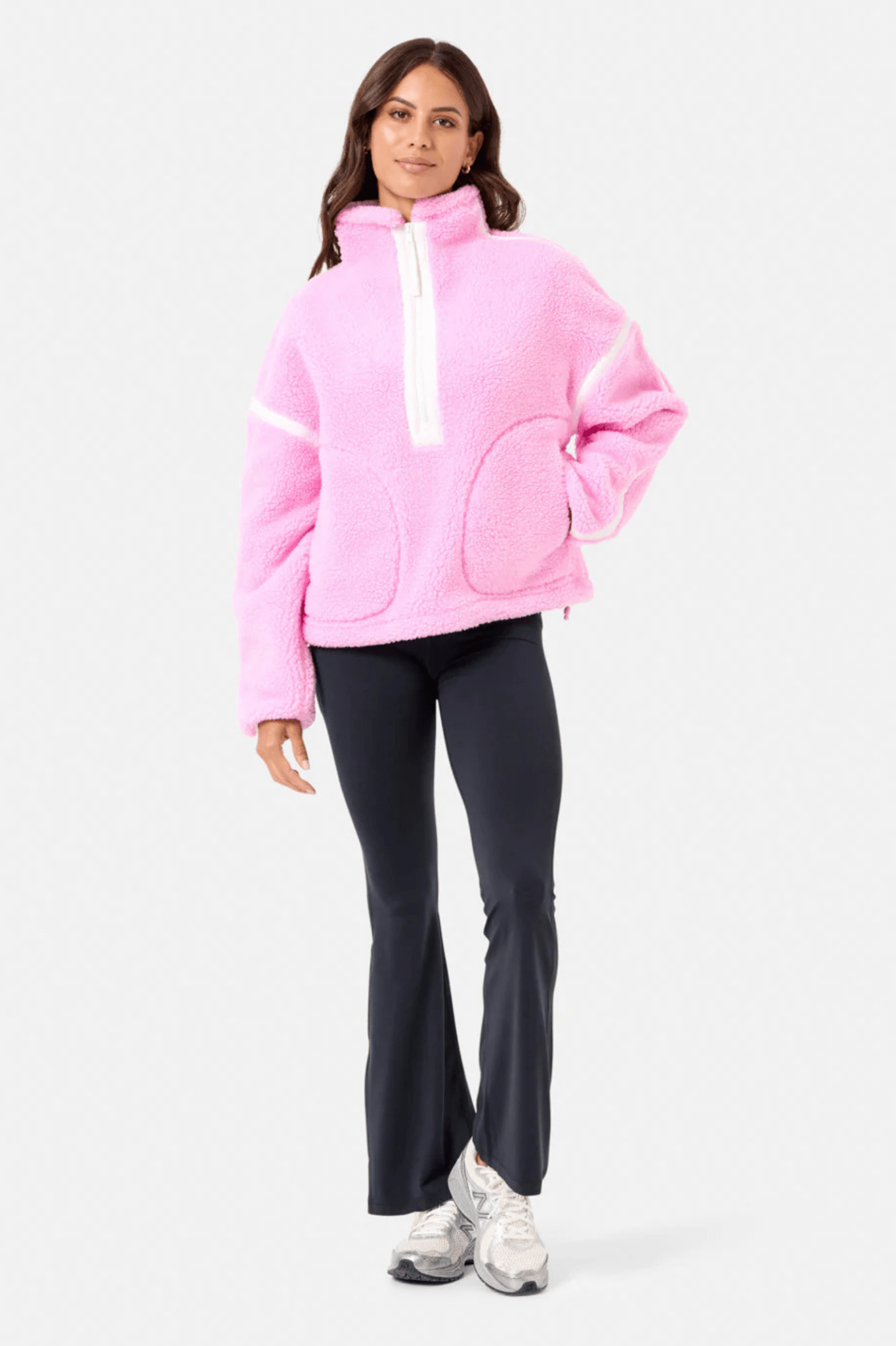 Gym+Coffee Industry Half Zip - Cotton Candy - Dotique - Gym+Coffee