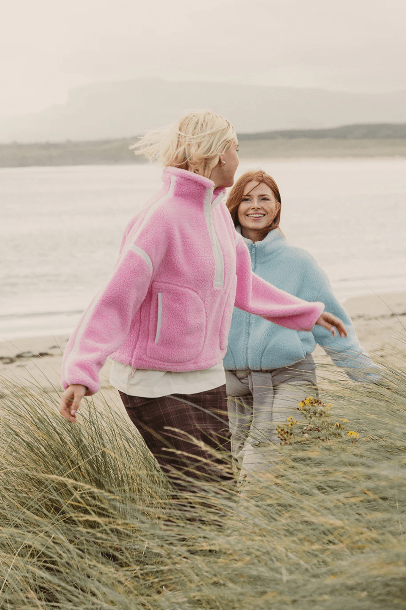 Gym+Coffee Industry Half Zip - Cotton Candy - Dotique - Gym+Coffee