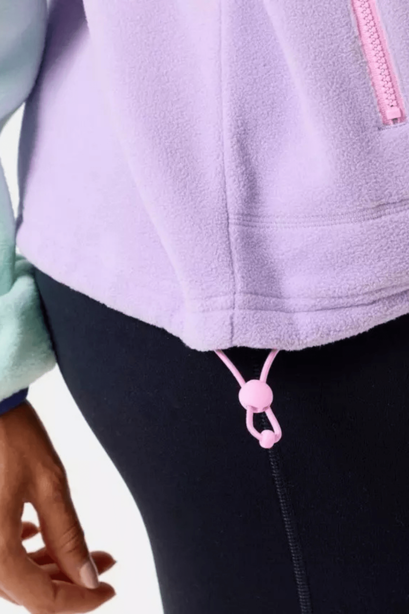 Gym+Coffee Snap Polar Fleece - Lilac - Dotique - Gym+Coffee