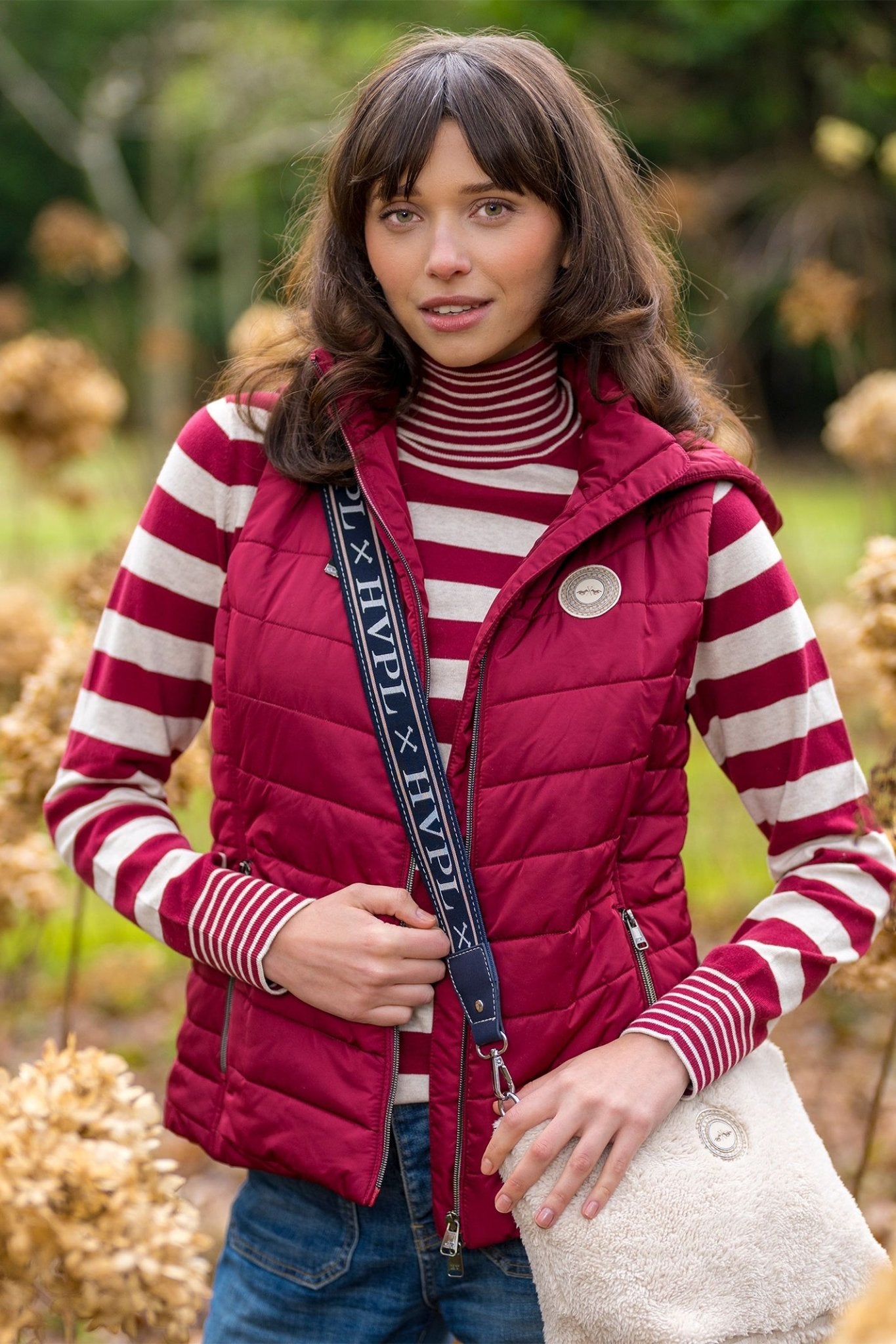 HV Society Bodywarmer HVSBona Burgundy - Dotique - HV Society