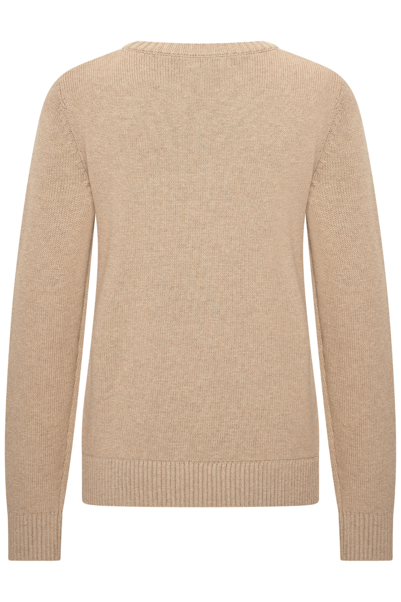 Neutral HV Society jumper with white snowflake design – Dotique