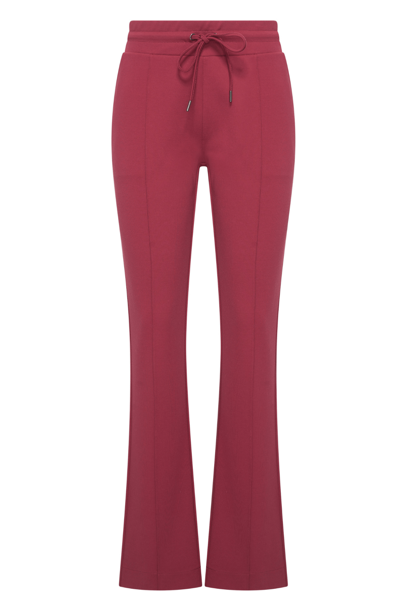 HV Society burgundy flared jogger trousers with drawstring waist – Dotique