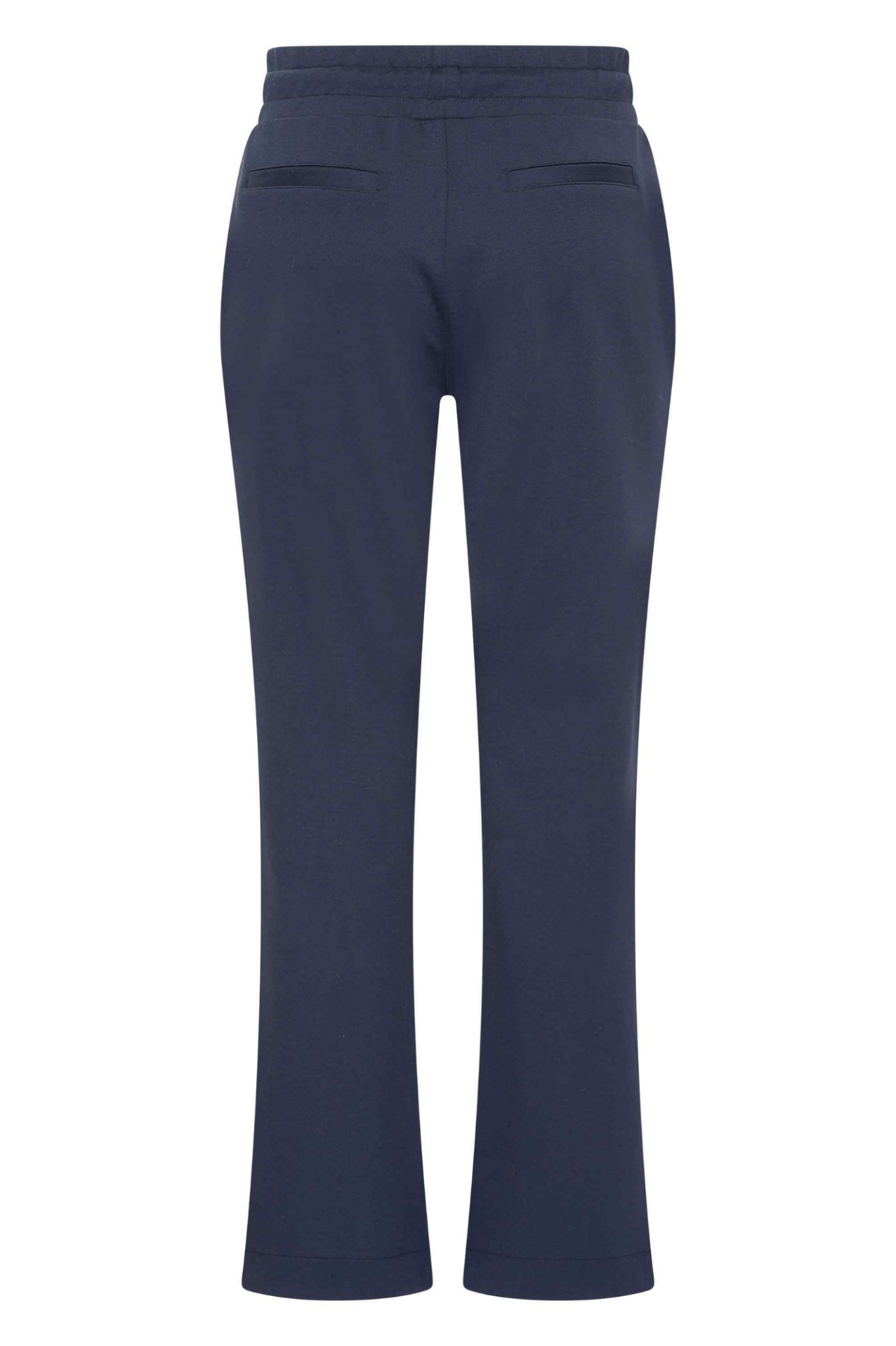 HV Society navy flared jogger trousers with drawstring waist – Dotique