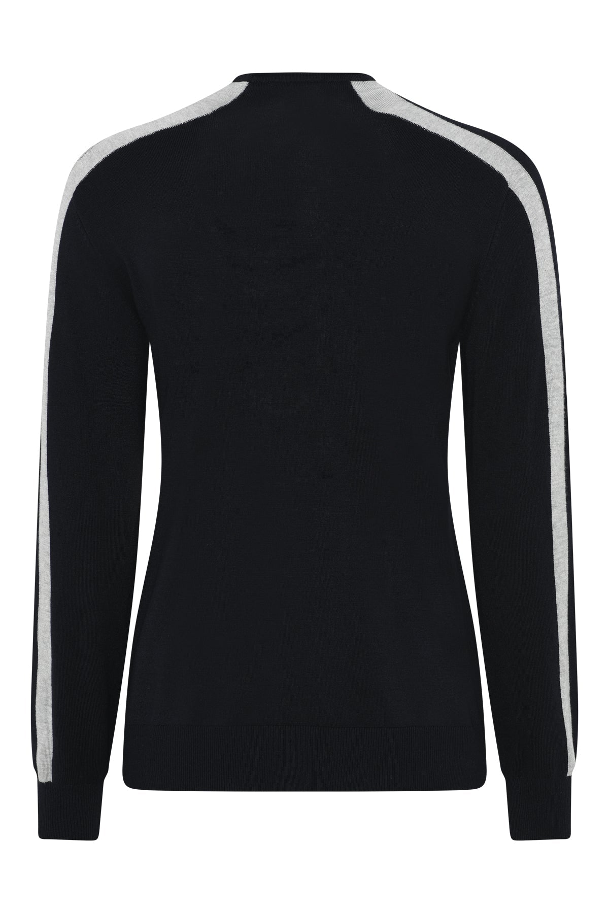 Icona 64108-60041-69 Navy Motif Crew Neck Long Sleeve Jumper - Dotique