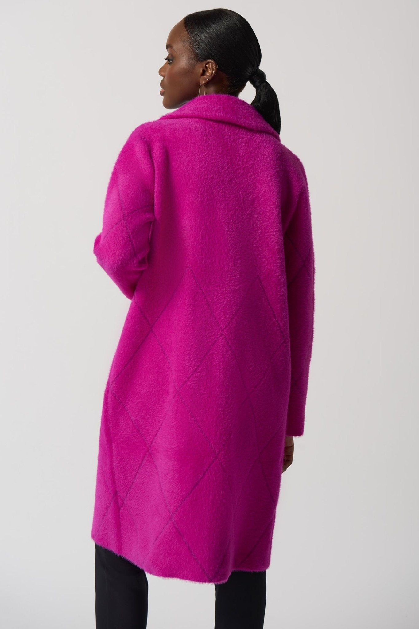 Joseph Ribkoff 233951 Magenta Pink Coat - Dotique