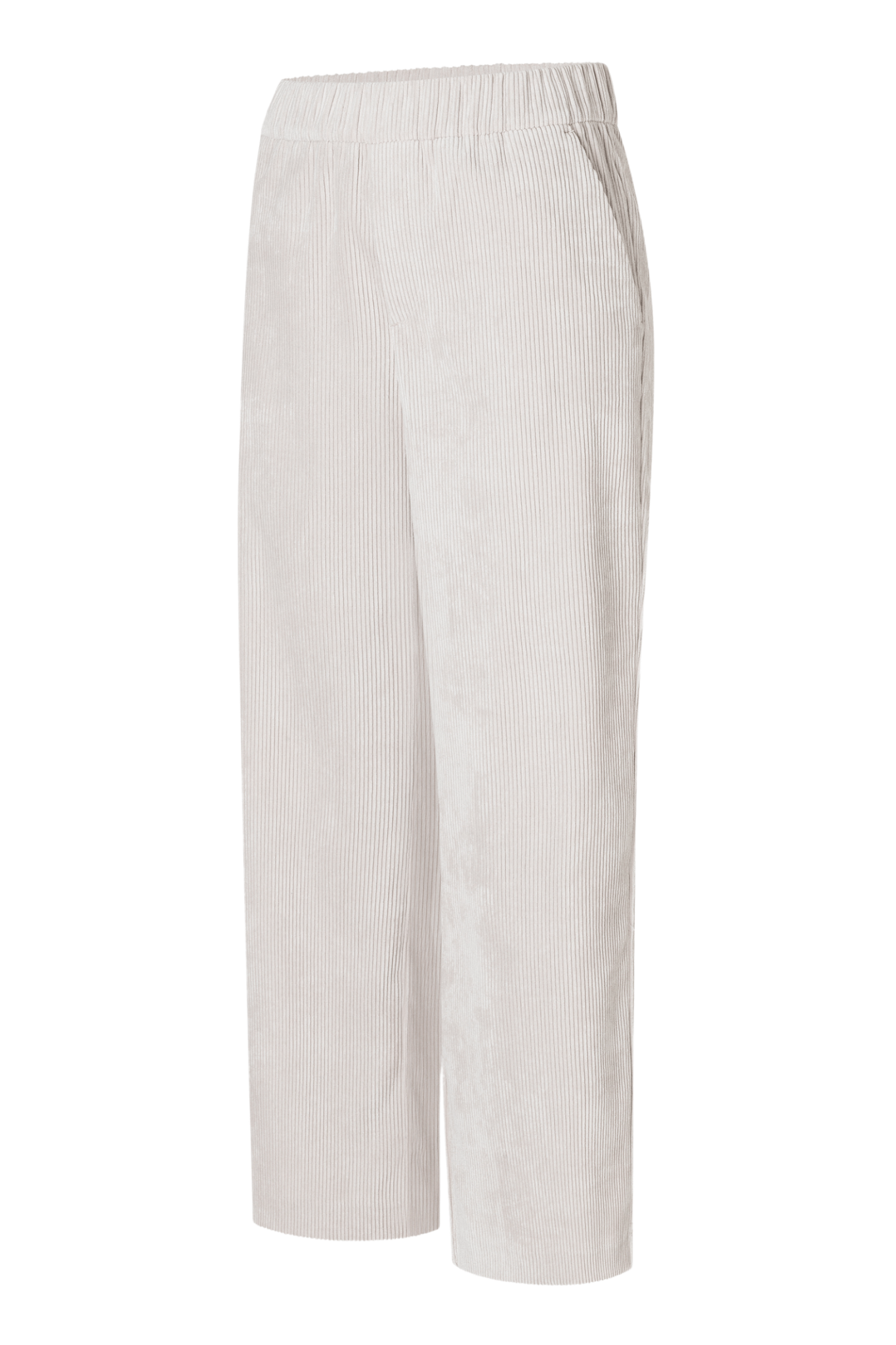 MAC Jeans CHIARA Cropped Fluid Corduroy Trousers White Sand 3045 - 00 - 0410 - 012 - Dotique - Mac