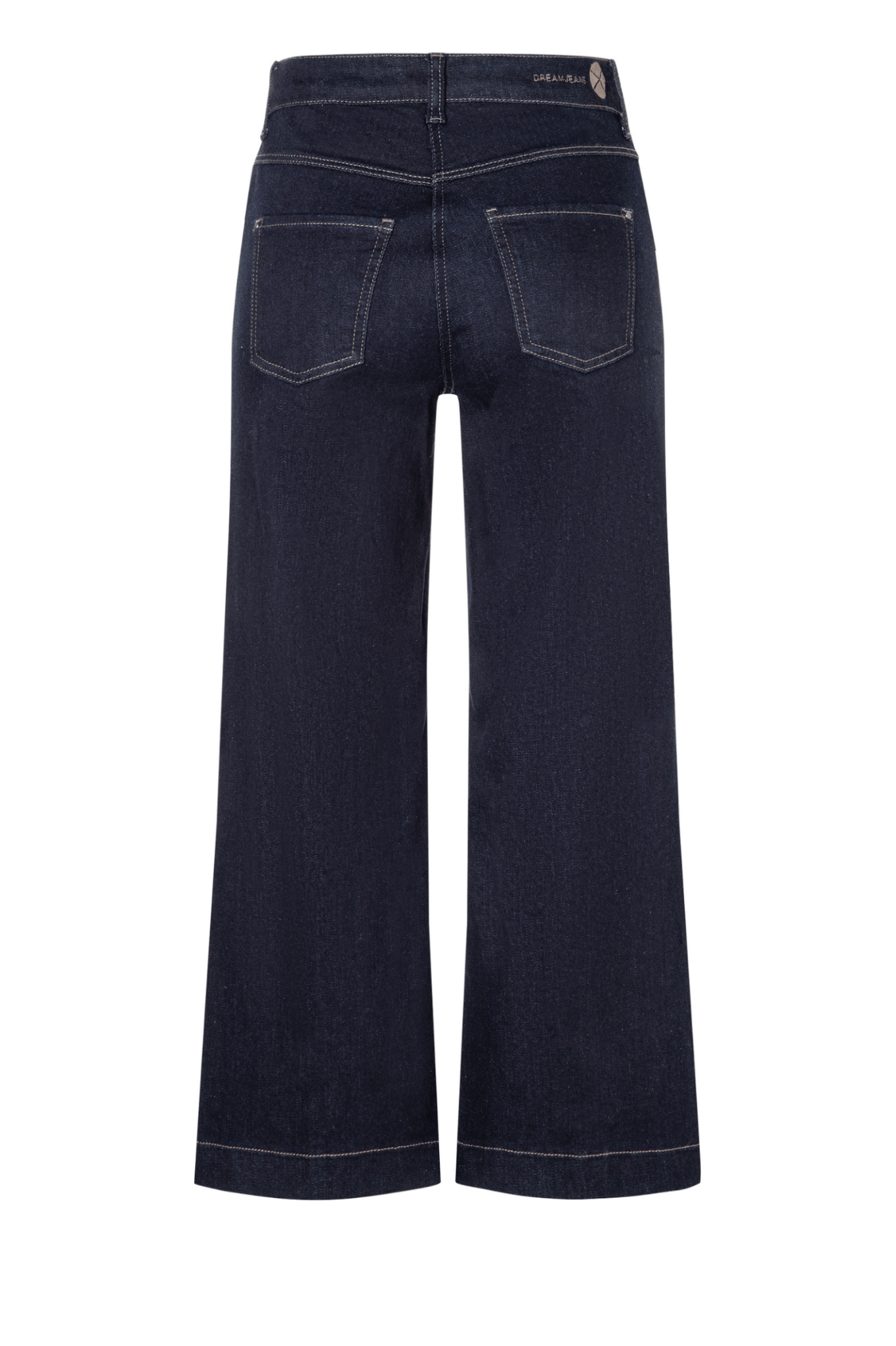 MAC Dream culotte wide cropped jeans in fashion rinsed wash – Dotique