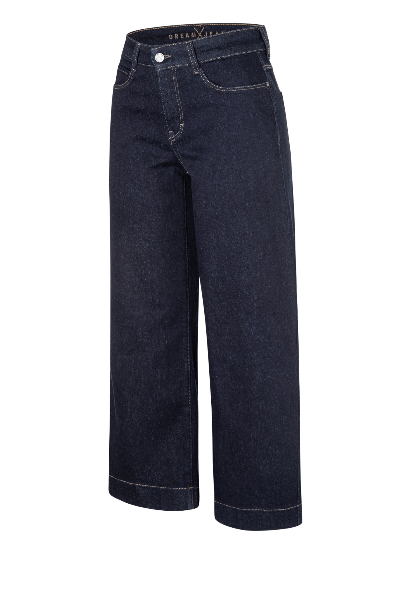 MAC Dream culotte wide cropped jeans in fashion rinsed wash – Dotique