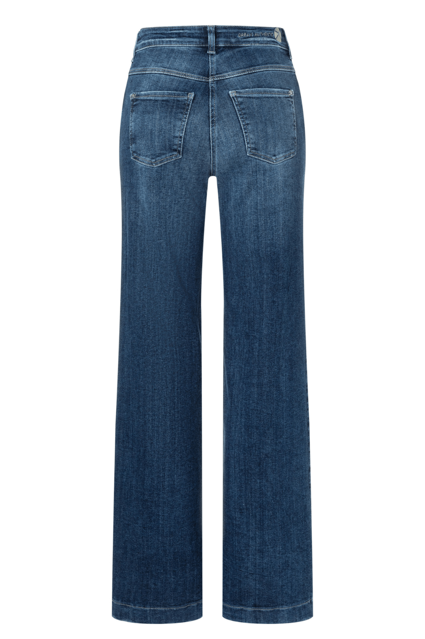 MAC Dream wide leg jeans in cobalt authentic wash – Dotique