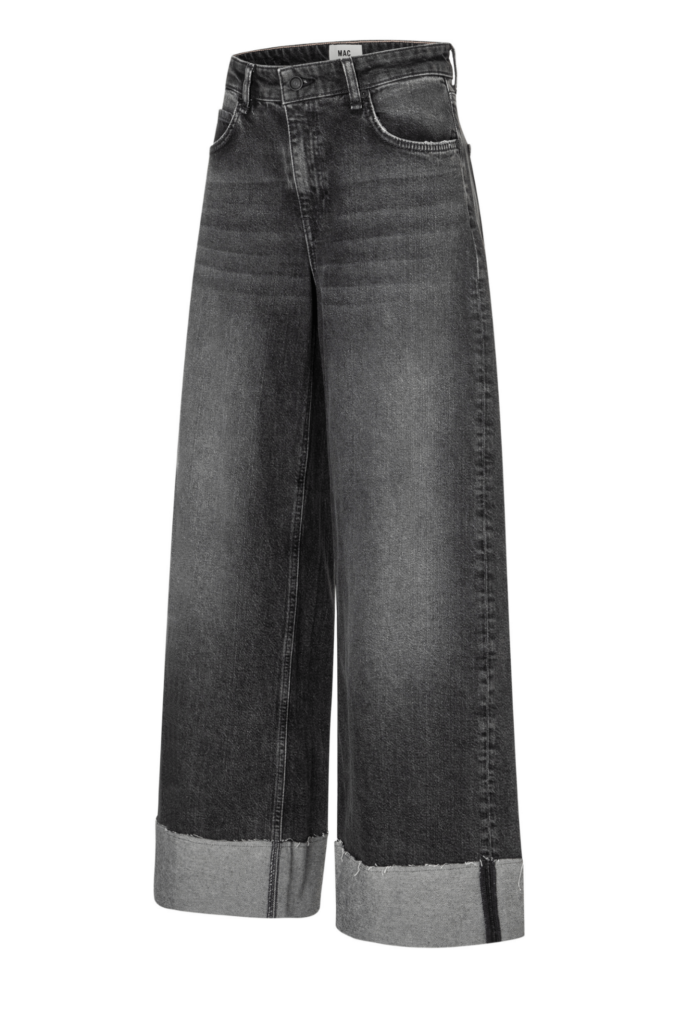 MAC Nevada super wide leg jeans in ashgrey vintage used – Dotique