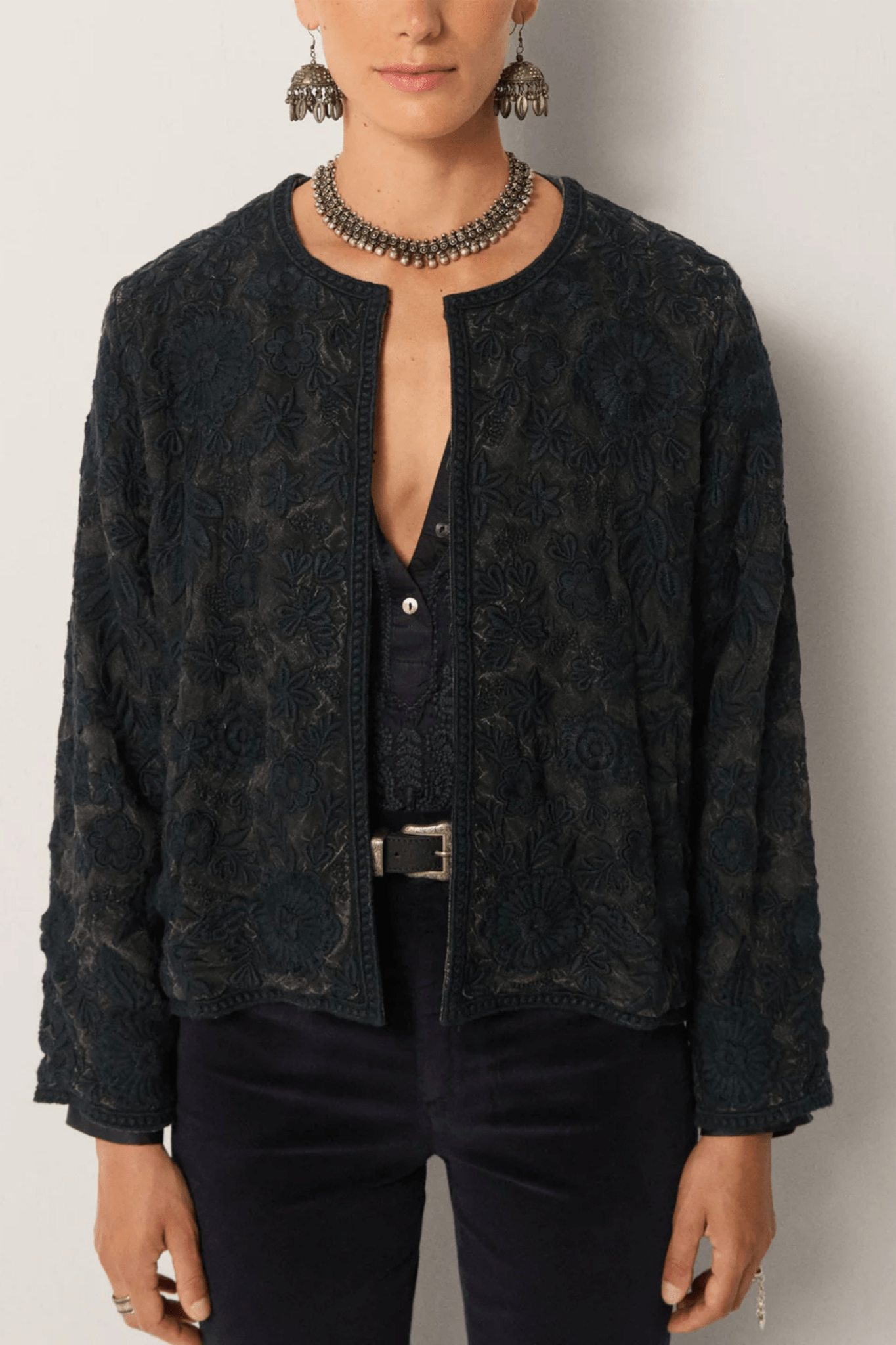 Maison Hotel Amritsar Balani Dark Blue Jacket - Dotique - Maison Hotel