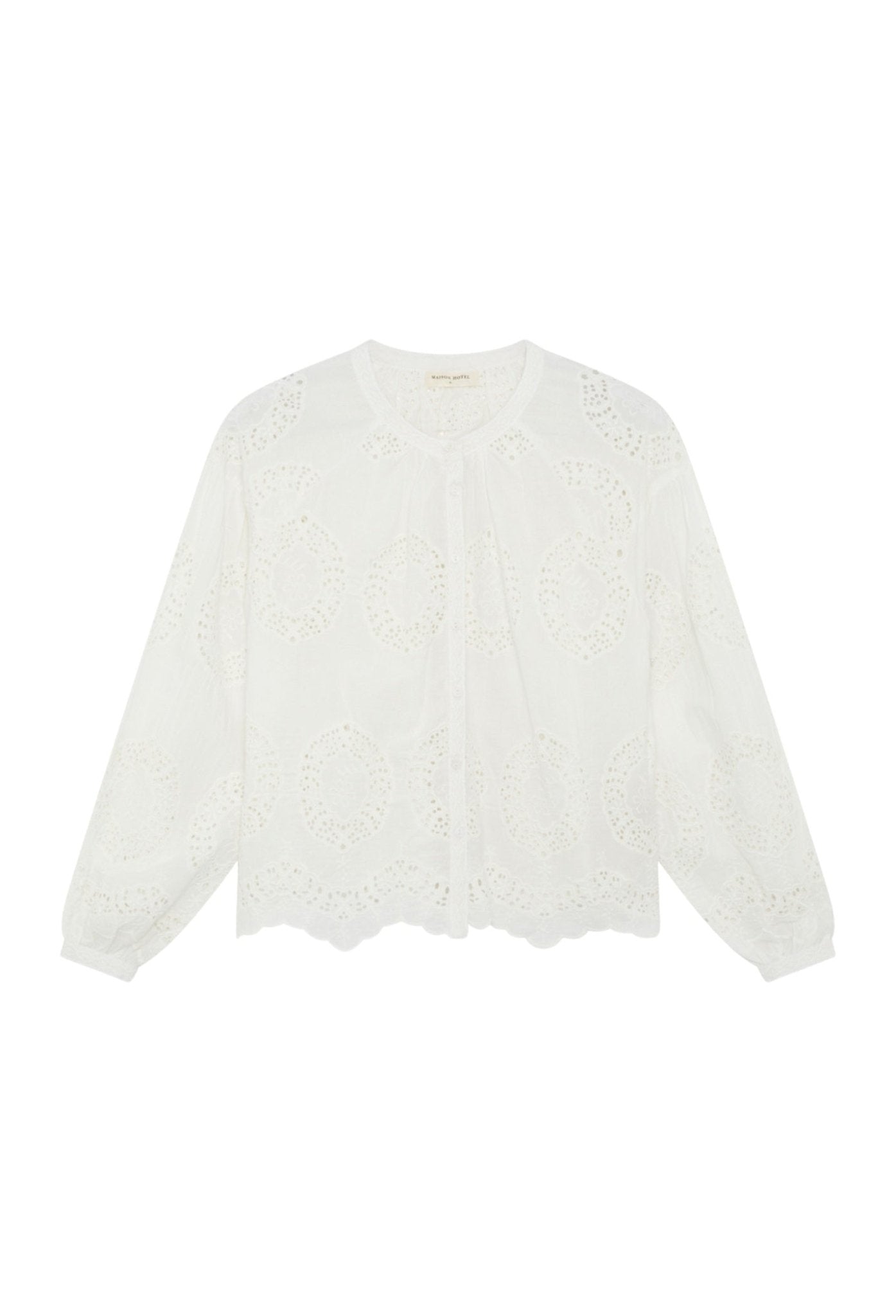 Maison Hotel Bath Rose Margaret Blouse Off White Dotique