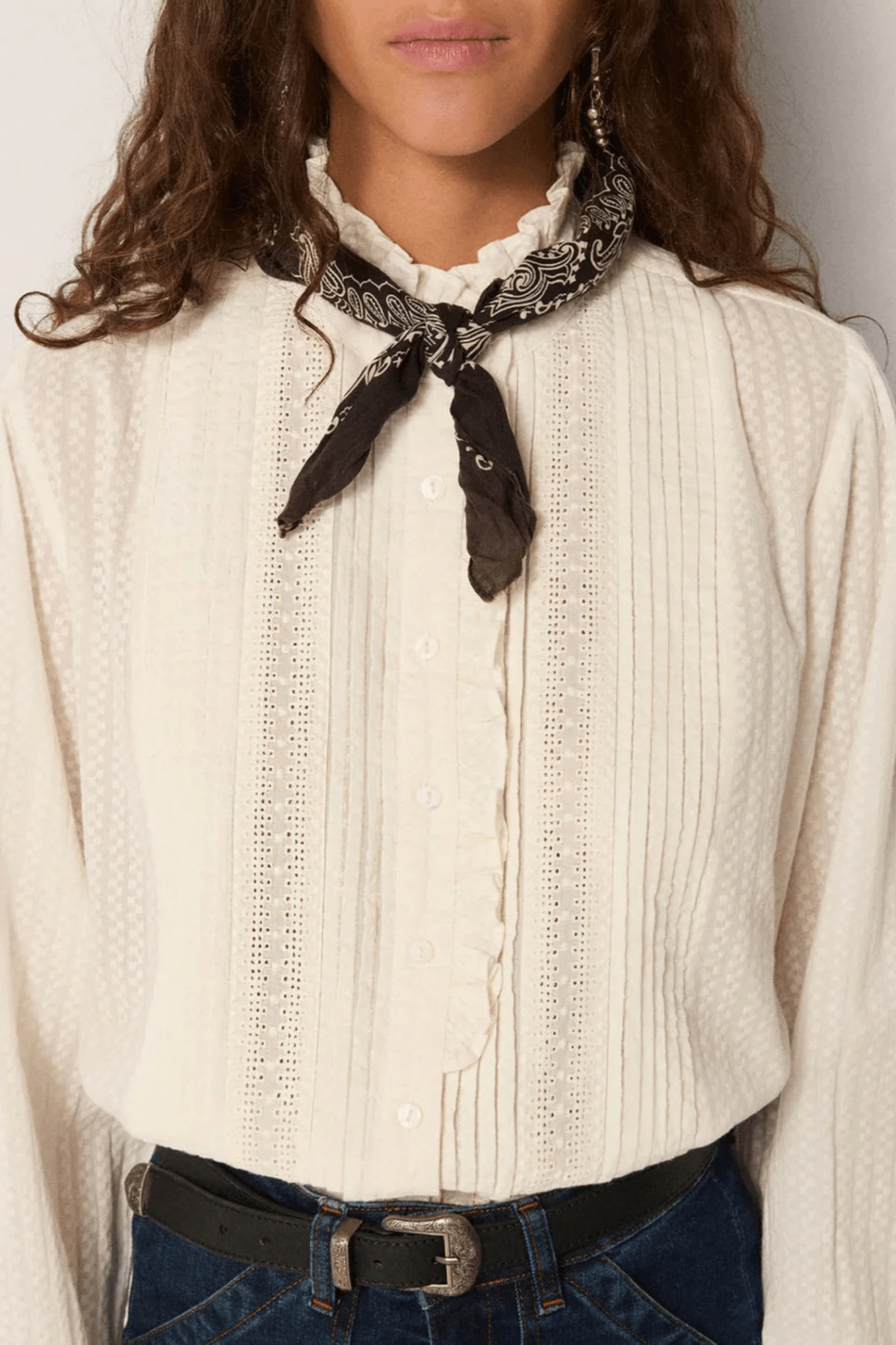 Maison Hotel Careless Whisper Bella Pearl Blouse - Dotique - Maison Hotel