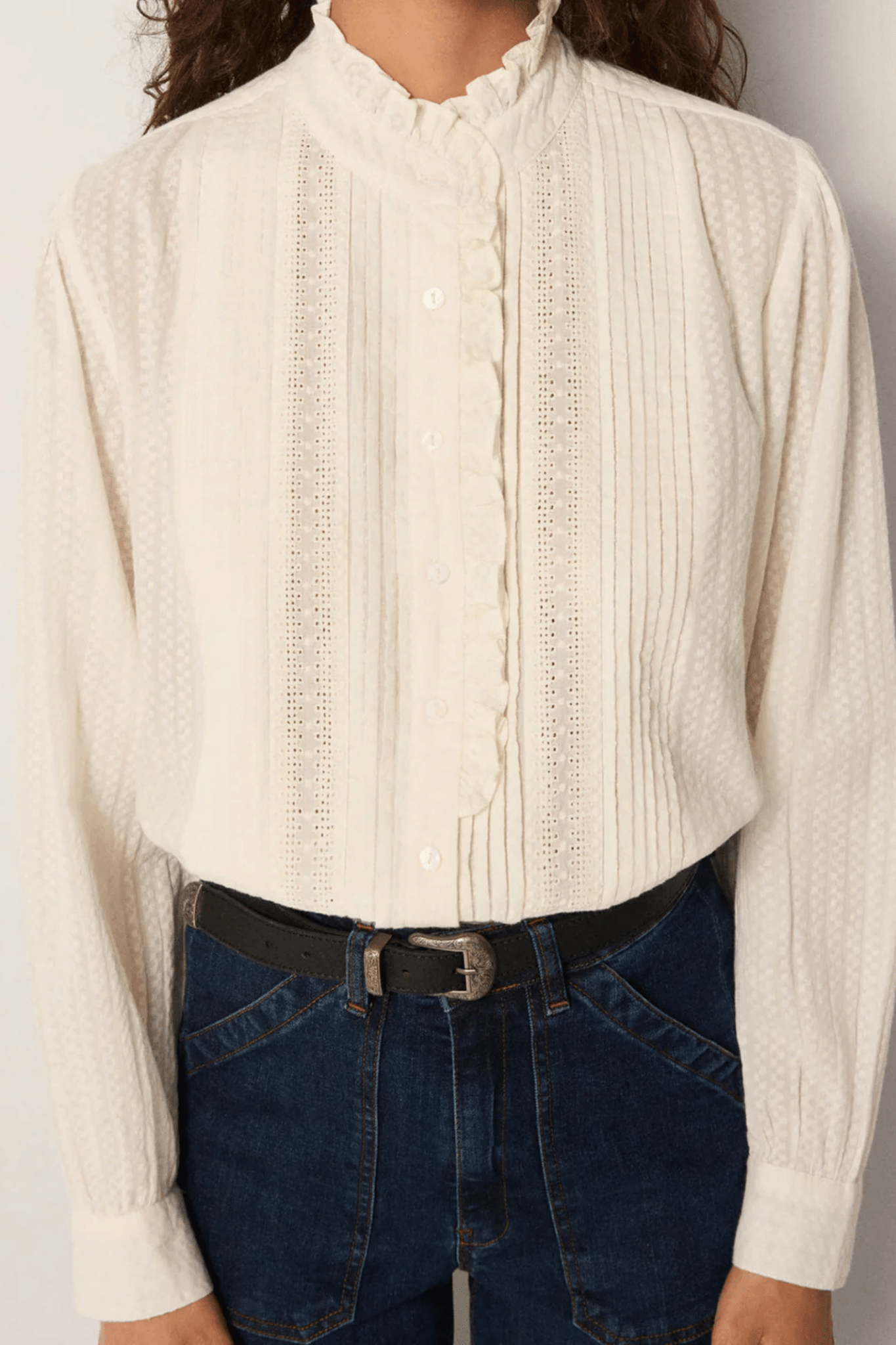 Maison Hotel Careless Whisper Bella Pearl Blouse - Dotique - Maison Hotel