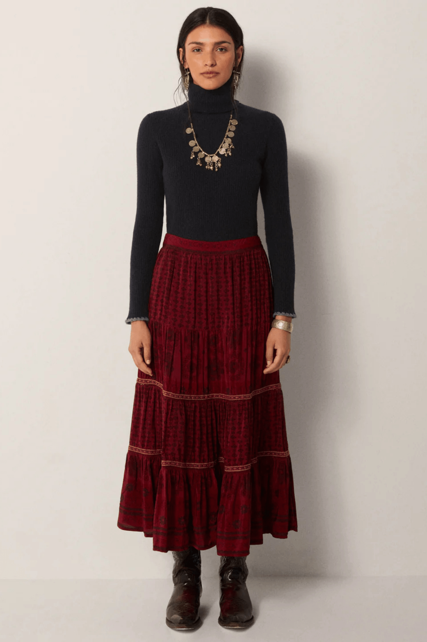 Maison Hotel Château Josephine Bordeaux Skirt - Dotique - Maison Hotel