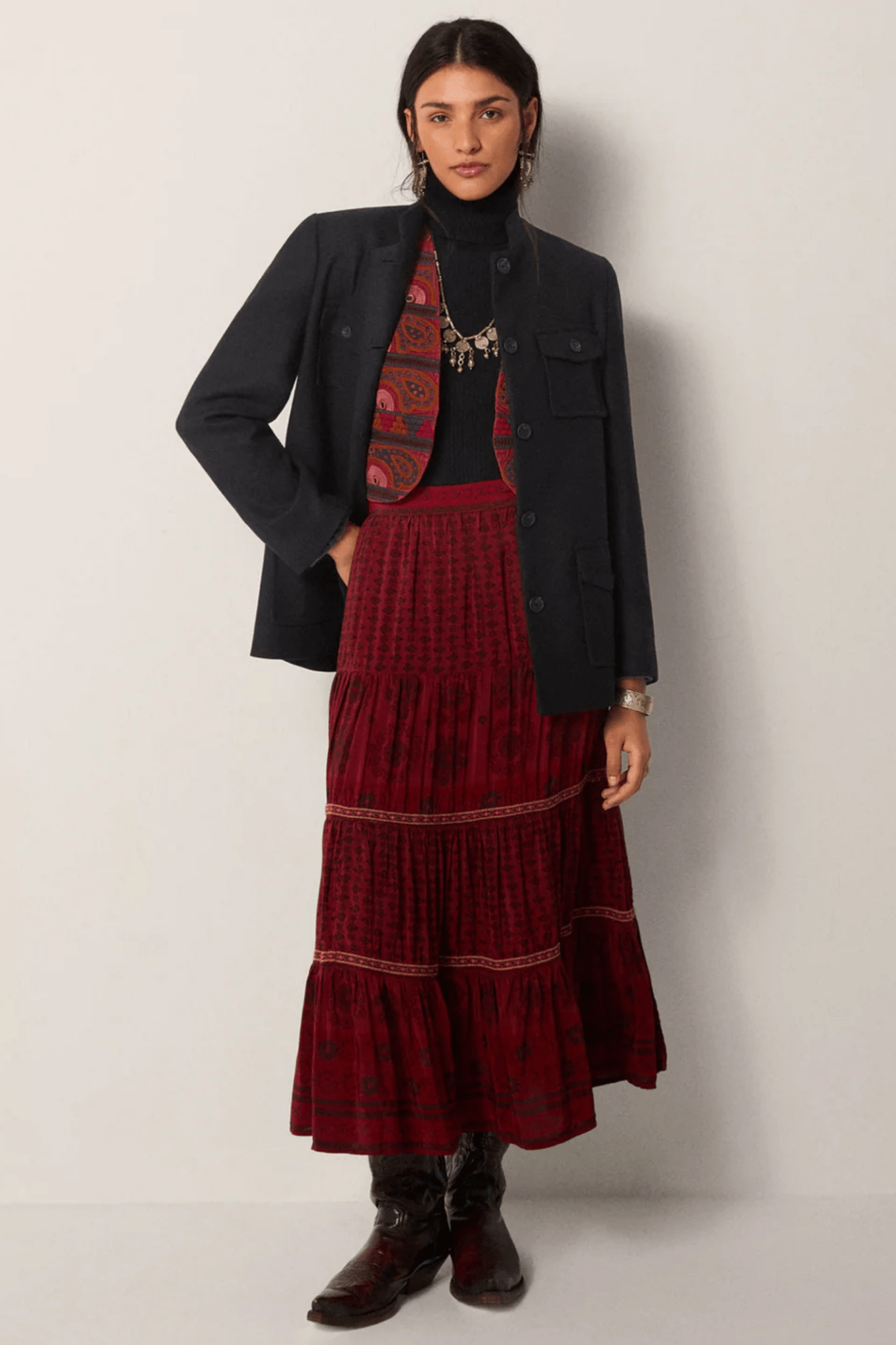 Maison Hotel Château Josephine Bordeaux Skirt - Dotique - Maison Hotel